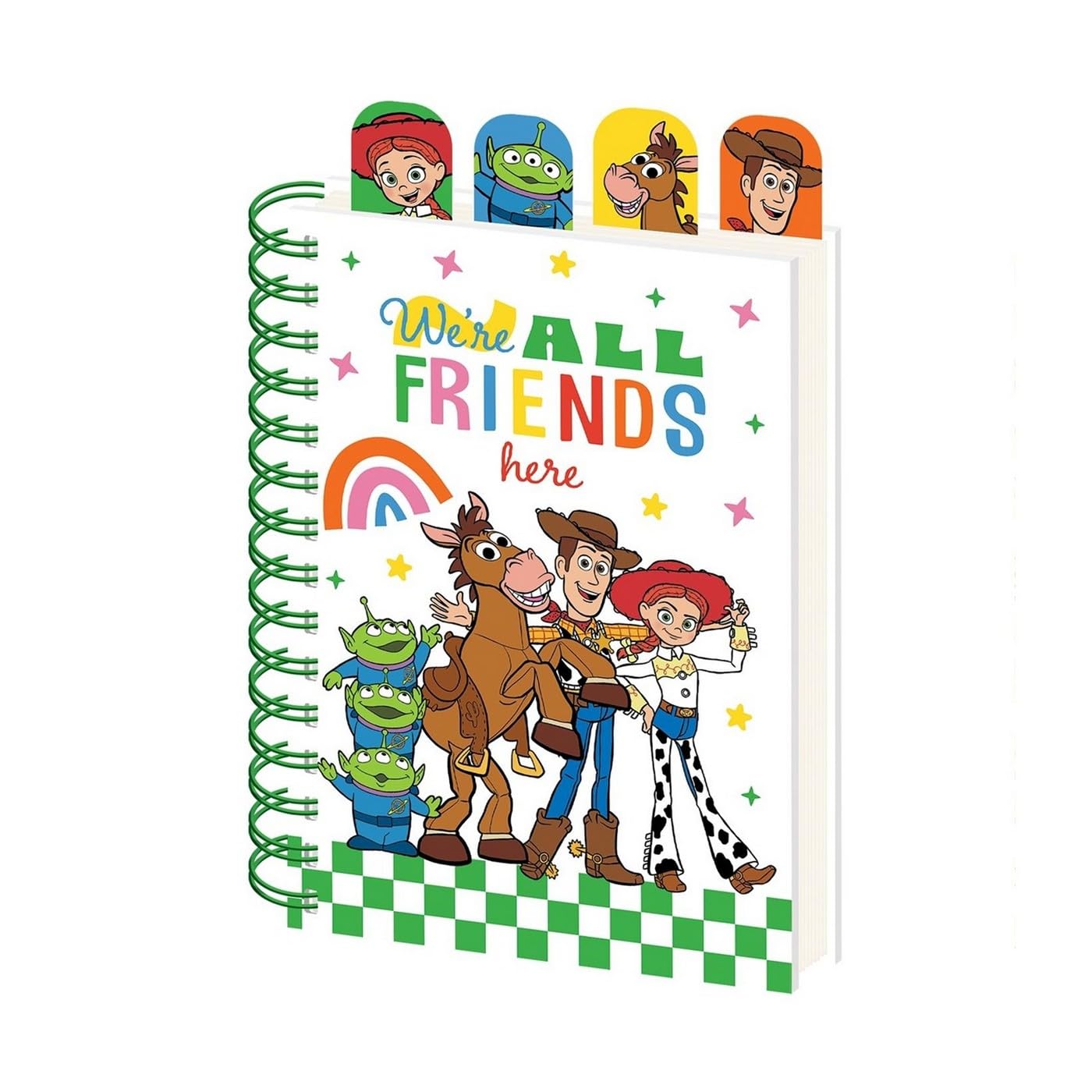 Toy Story (We'Re All Friends Here) A5 Wiro Project Book, Official Licensed Merchandise, Collectible Gift for Fans, Home, School or Office Use