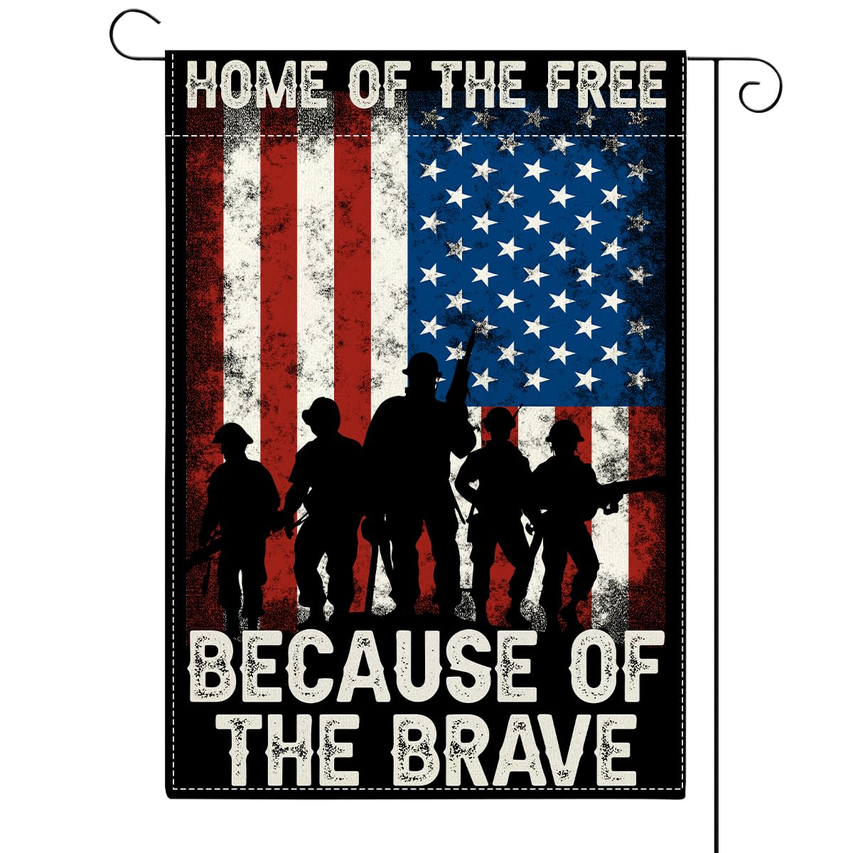 Memorial Day Patriotic 4th of July Garden Flag 12x18 Inch Double Sided Garden Flags for Outside 4th of July Independence Day Yard Outdoor Decoration