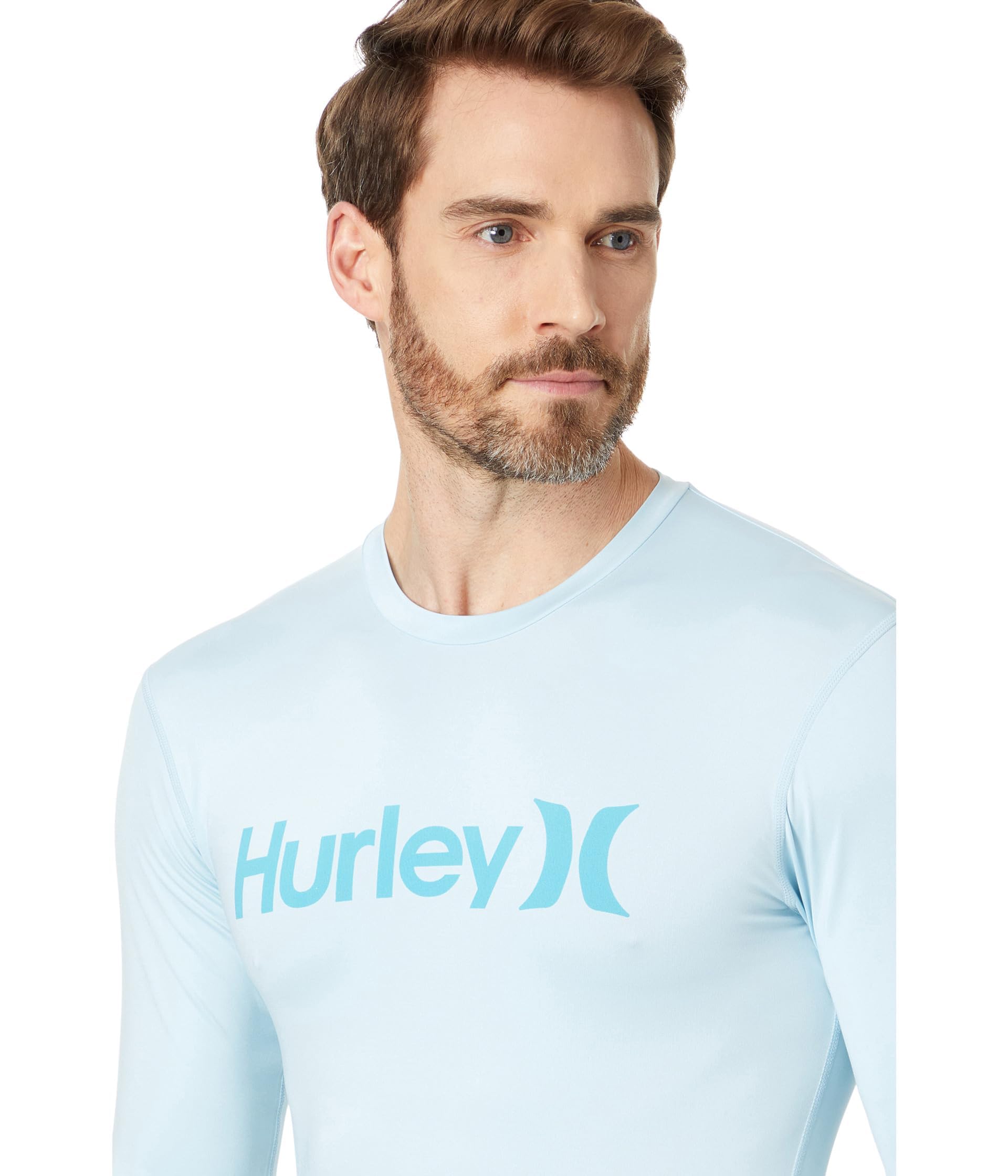 Hurley OAO Quickdry Rashguard LS Camisa de protección de Sarpullido para Hombre