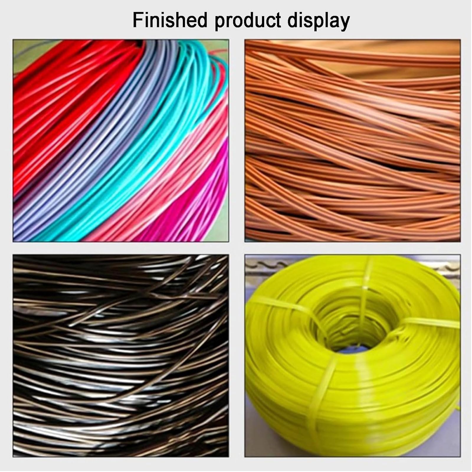 90 W kommerzieller Filamentextruder, ABS PEEK PLA-Kunststoffpressmaschine, Einzelschneckenstange 0,1 Zoll Extrudierdurchmesser Filament, 0,6 Zoll Schneckenstangendurchmesser, 0,01–0,5 kg/h Leistung