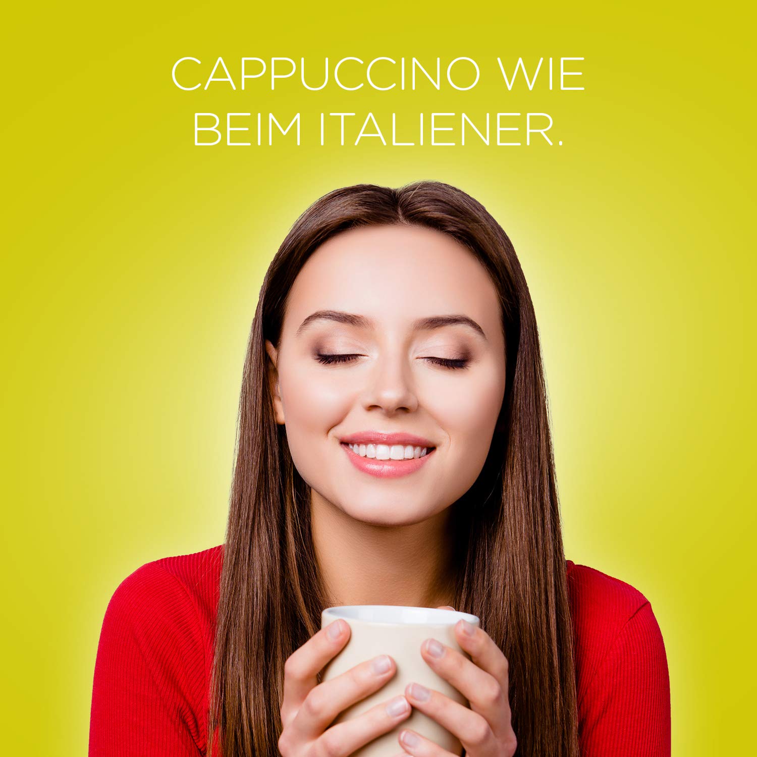 NESCAFÉ Dolce Gusto Cappuccino, 48 Kaffeekapseln, Arabica und Robusta Bohnen, Vollmundiger Kaffee und lockerer Milchschaum, Aromaversiegelte Kapseln, 9er Pack (3x16 Kapseln)
