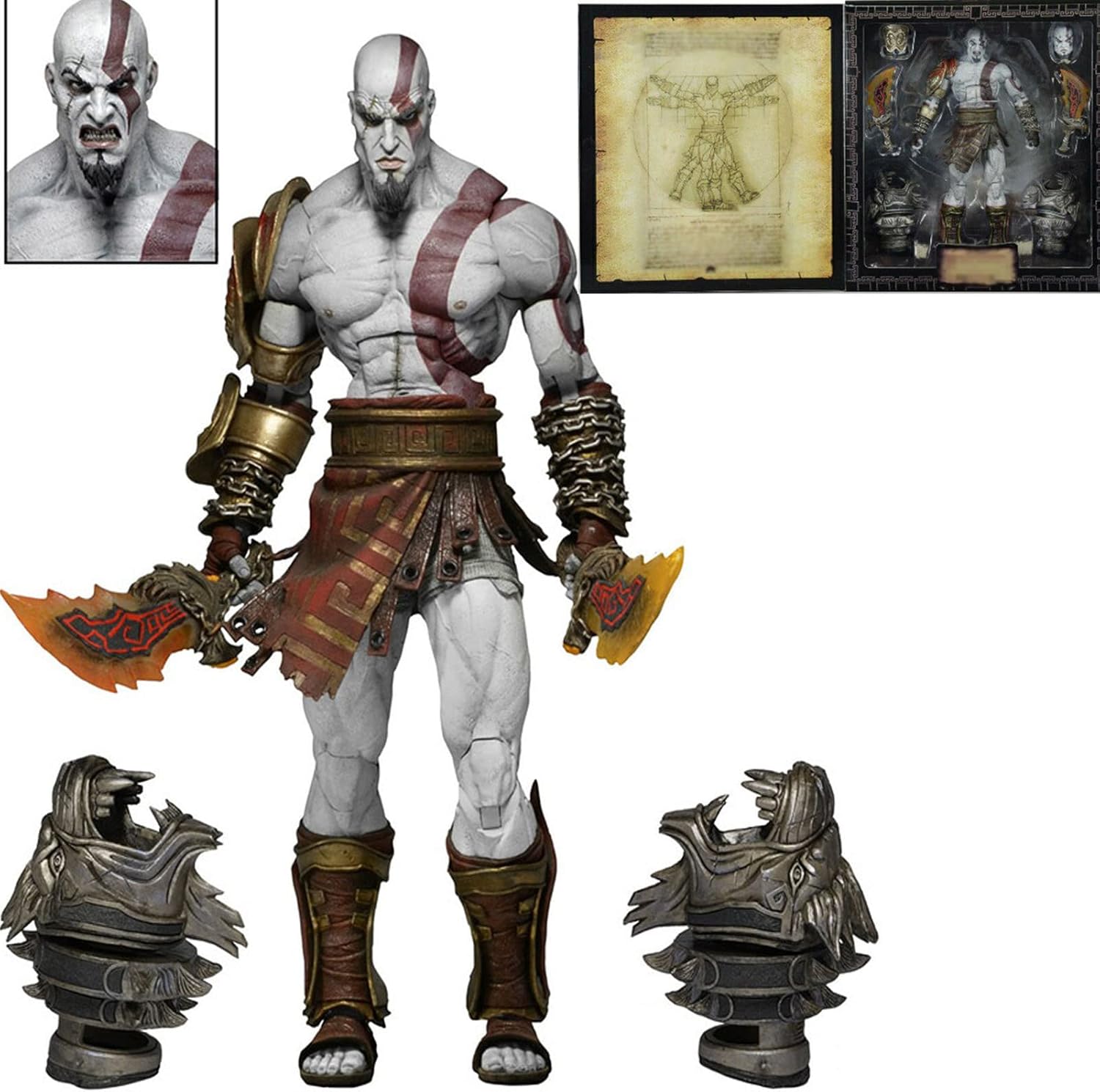 DORSS God of War 3 Action Figure Ultimate Kratos Action Figures PVC Collectible Model