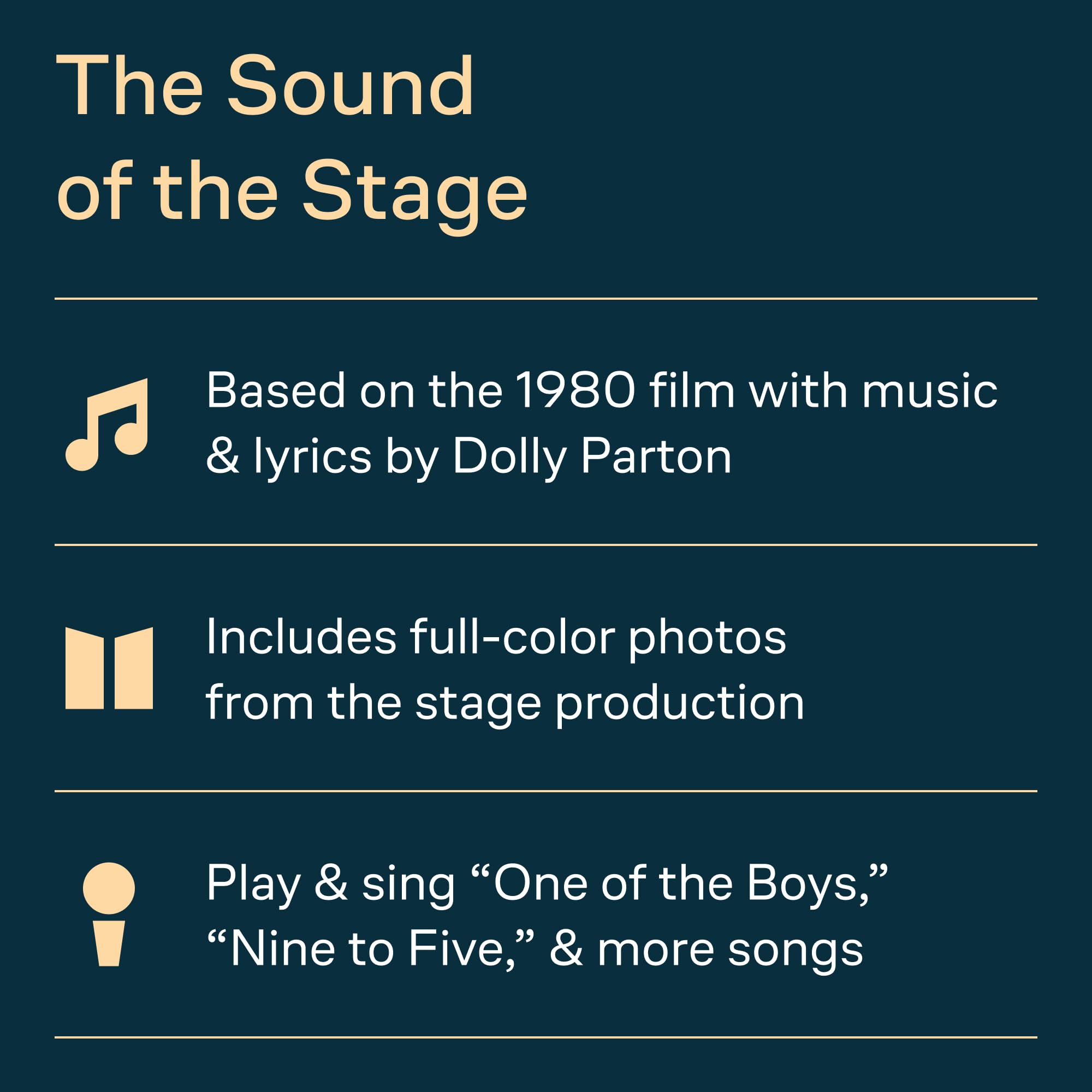 Dolly Parton: 9 to 5 - The Musical: Songbook für Klavier, Gesang, Gitarre
