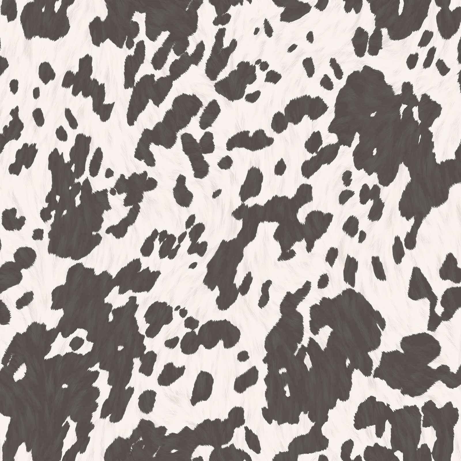 Holden Cowhide Wallpaper, Animal Print, Countryside, Black/White (14450)