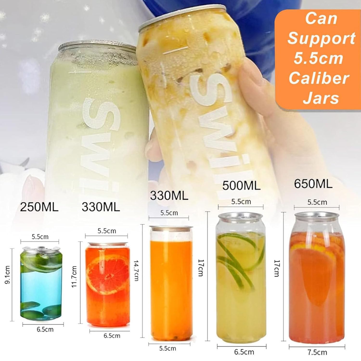 Scelleuse De Canettes De Soda Commerciale avec Compteur LCD Et Réglage en Hauteur pour Canettes en Aluminium Et en Fer-Blanc, Blanche