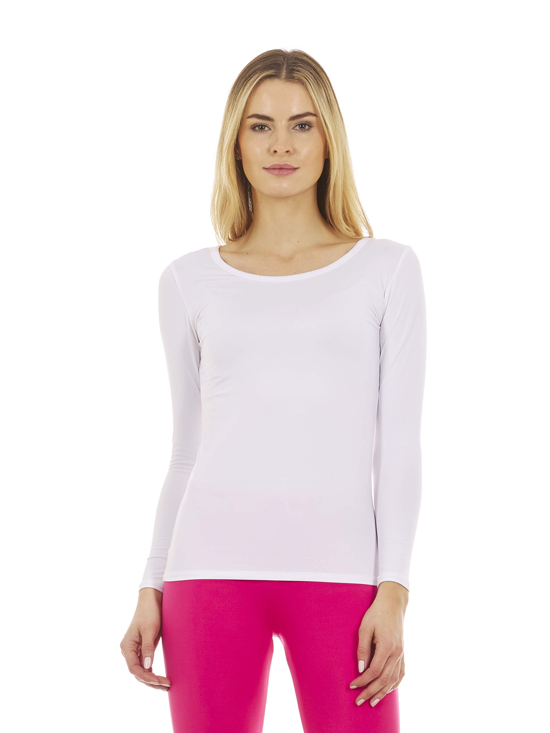 Thermajane Long Sleeve Thermal Shirts for Women Cold Weather, Womens Thermal Underwear Tops, Base Layer Women Thermal