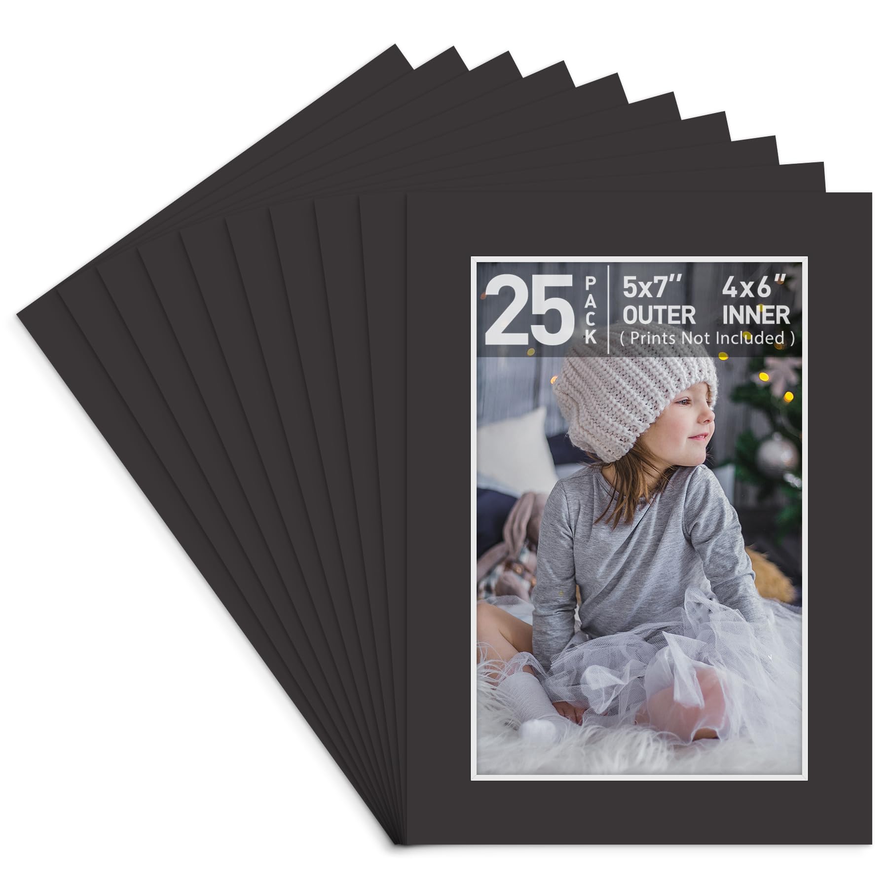 Amazon.com: Golden State Art Pack of 25, Acid-Free Black Pre-Cut