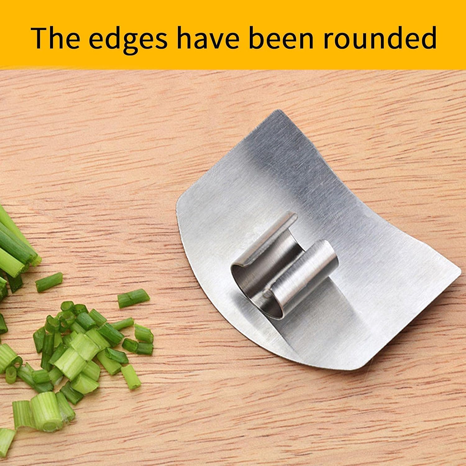 JANEMO Kitchen Knife Accessories,Finger Guard,Stainless Steel Finger Protector Kitchen Tool,Use for Protector Your Finger Avoid Hurting When Slicing : Home & Kitchen