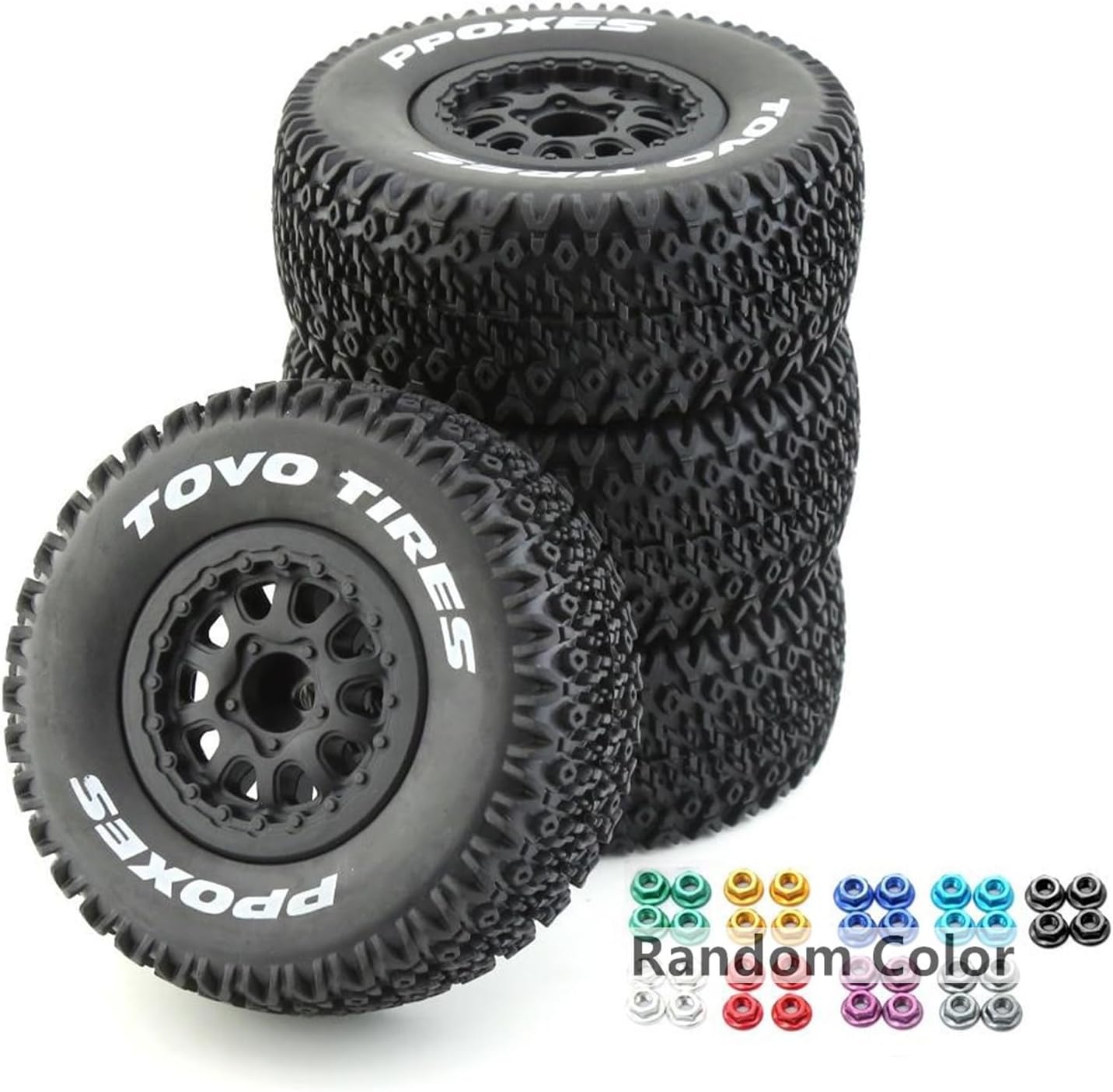 1/10 RC Off-Road Car Wheels and Tires (4pcs)