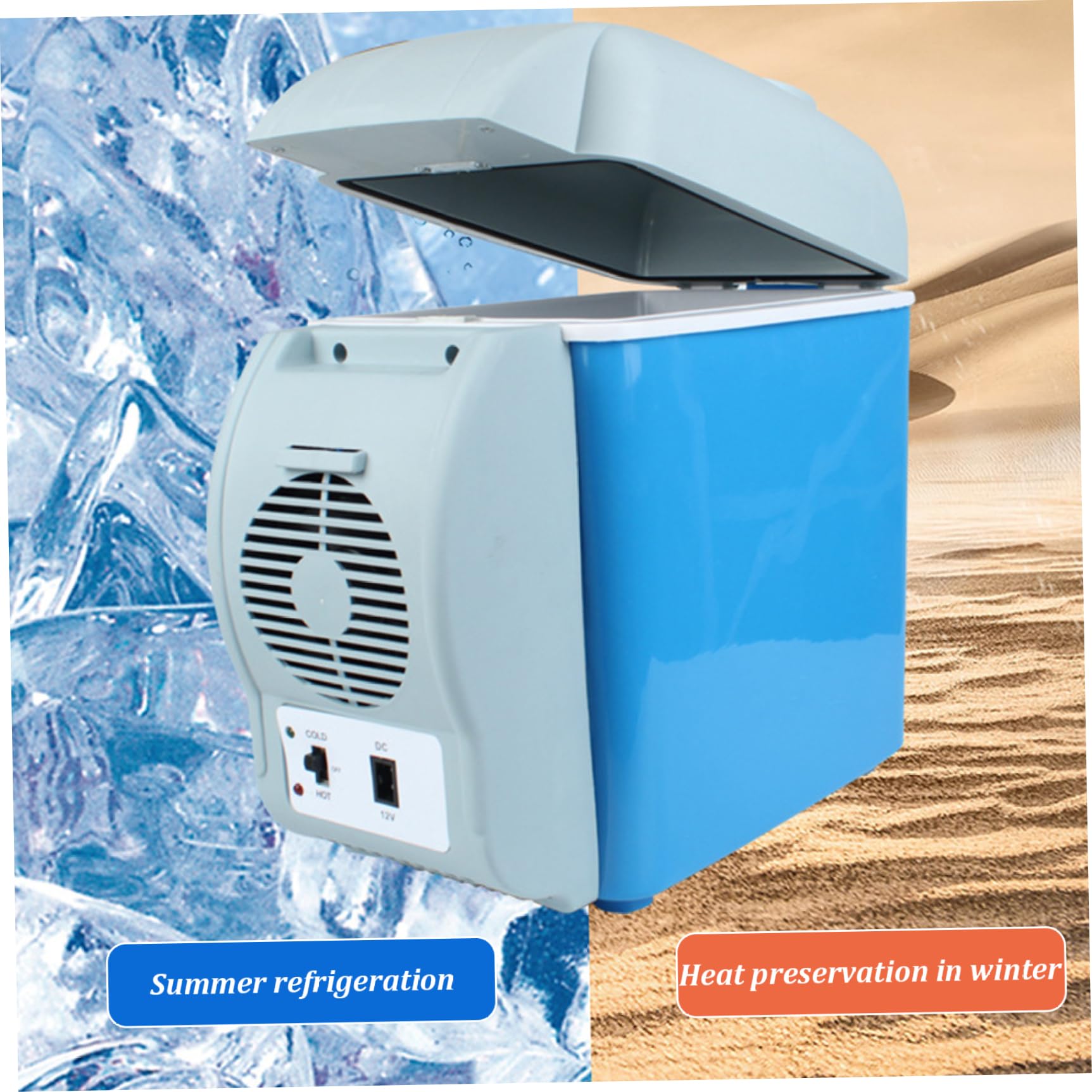 Raffreddatore Auto 12 V 7.5 L Mini Fridge Plug In - Dettaglio
