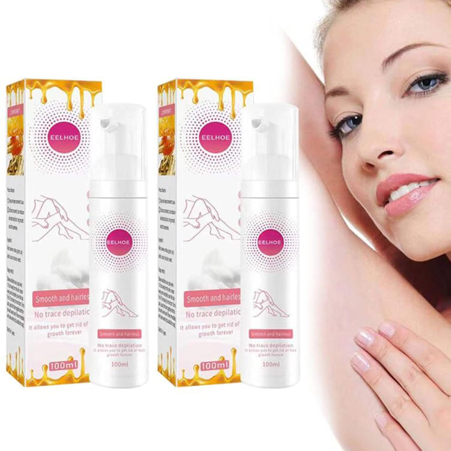 Beeswax Hair Removal Mousse ,Gentle Beeswax Hair Removal