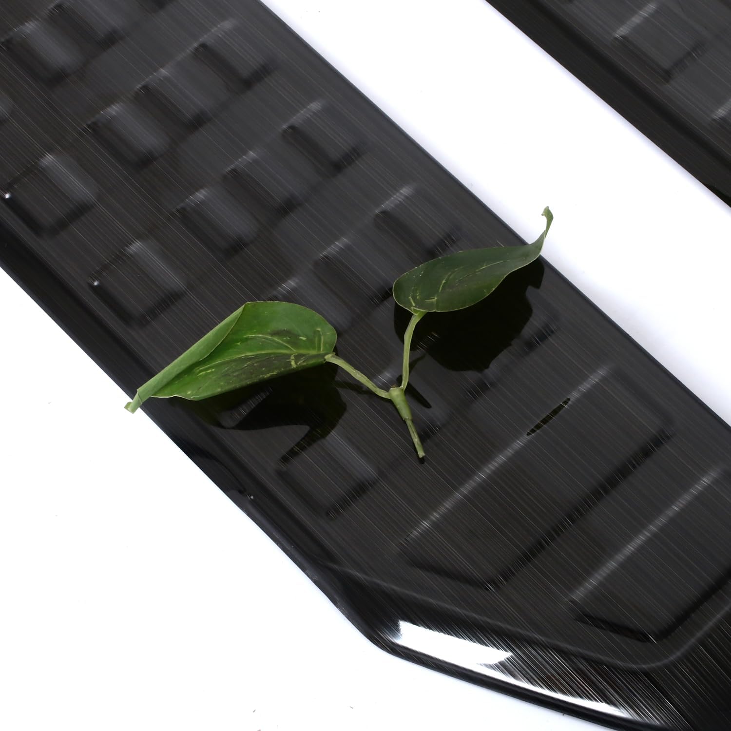 L2R for Toyota Land Cruiser Prado J250 LC250 (2024-2025) Running Boards Side Steps Sill Panel Car Body Exterior Accessories Stainless Steel 2 PCS (Black)