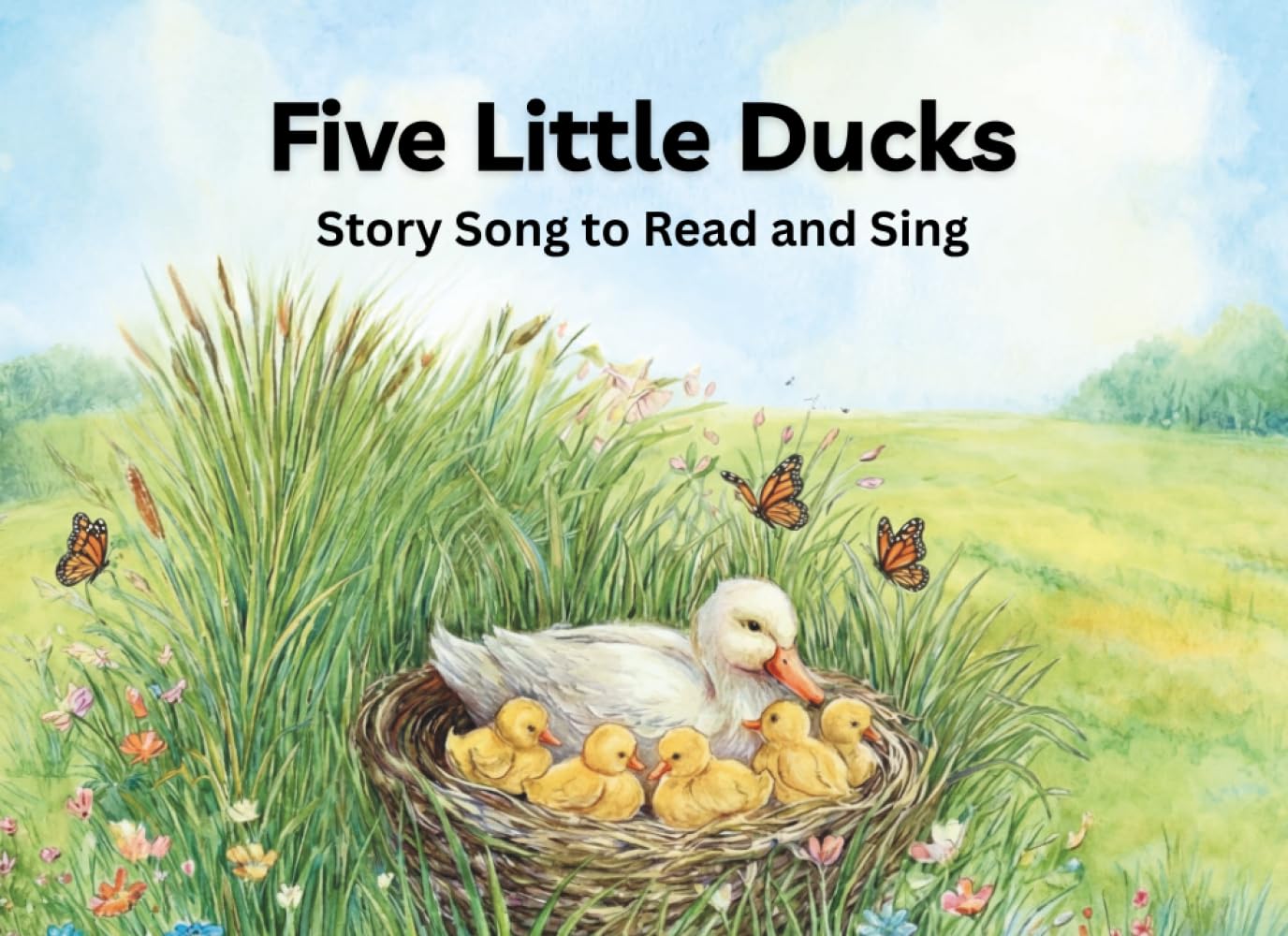 Five Little Ducks – Sing Along Picture Book: Story Songs to Read and Sing – Picture Book with a Song for Preschool and Kindergarten (Story Songs for ... Read, and Learn for Classroom and Homeschool)