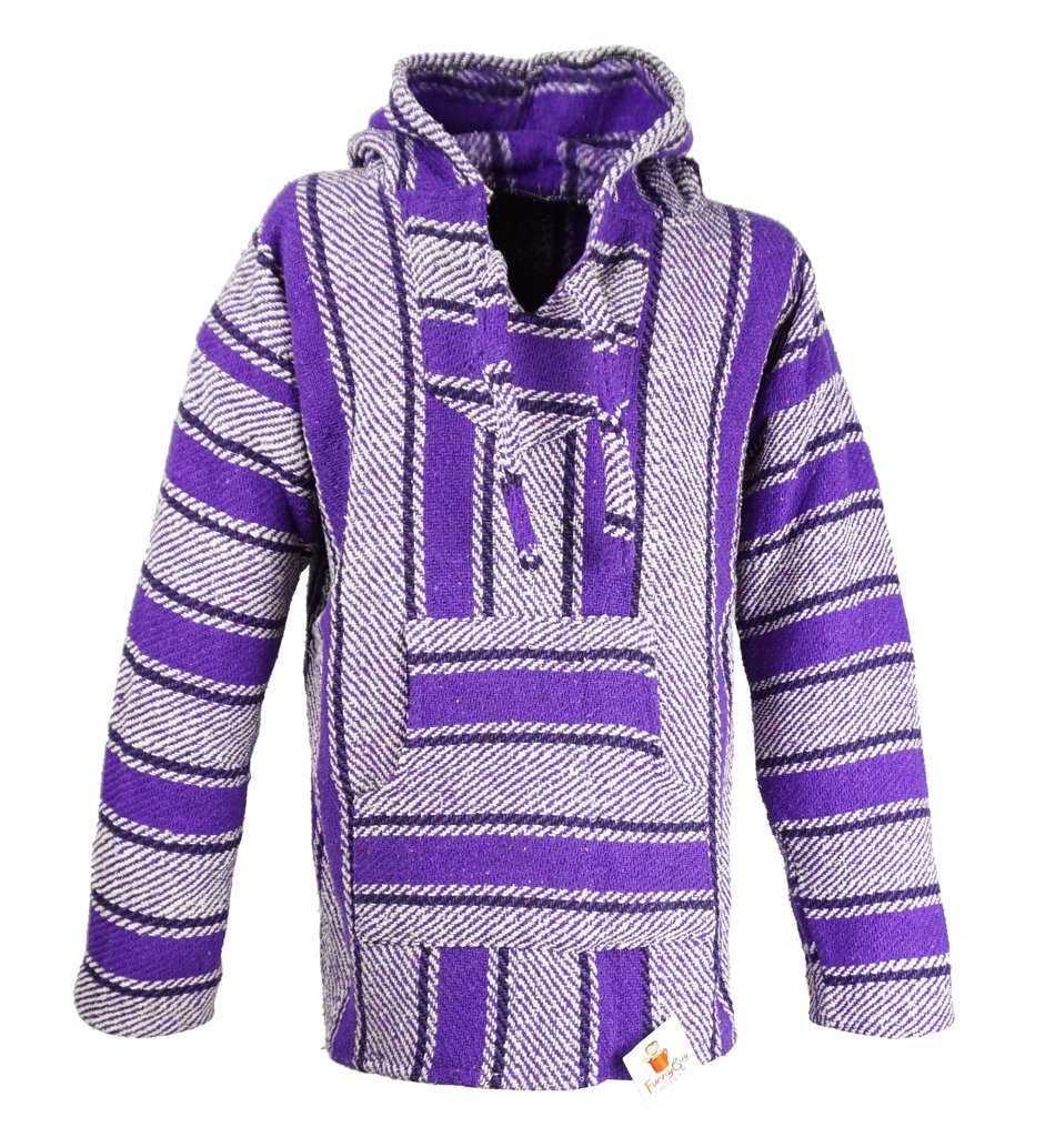 Funny Guy Mugs Premium Baja Hoodie Sweatshirt Pullover Jerga Poncho