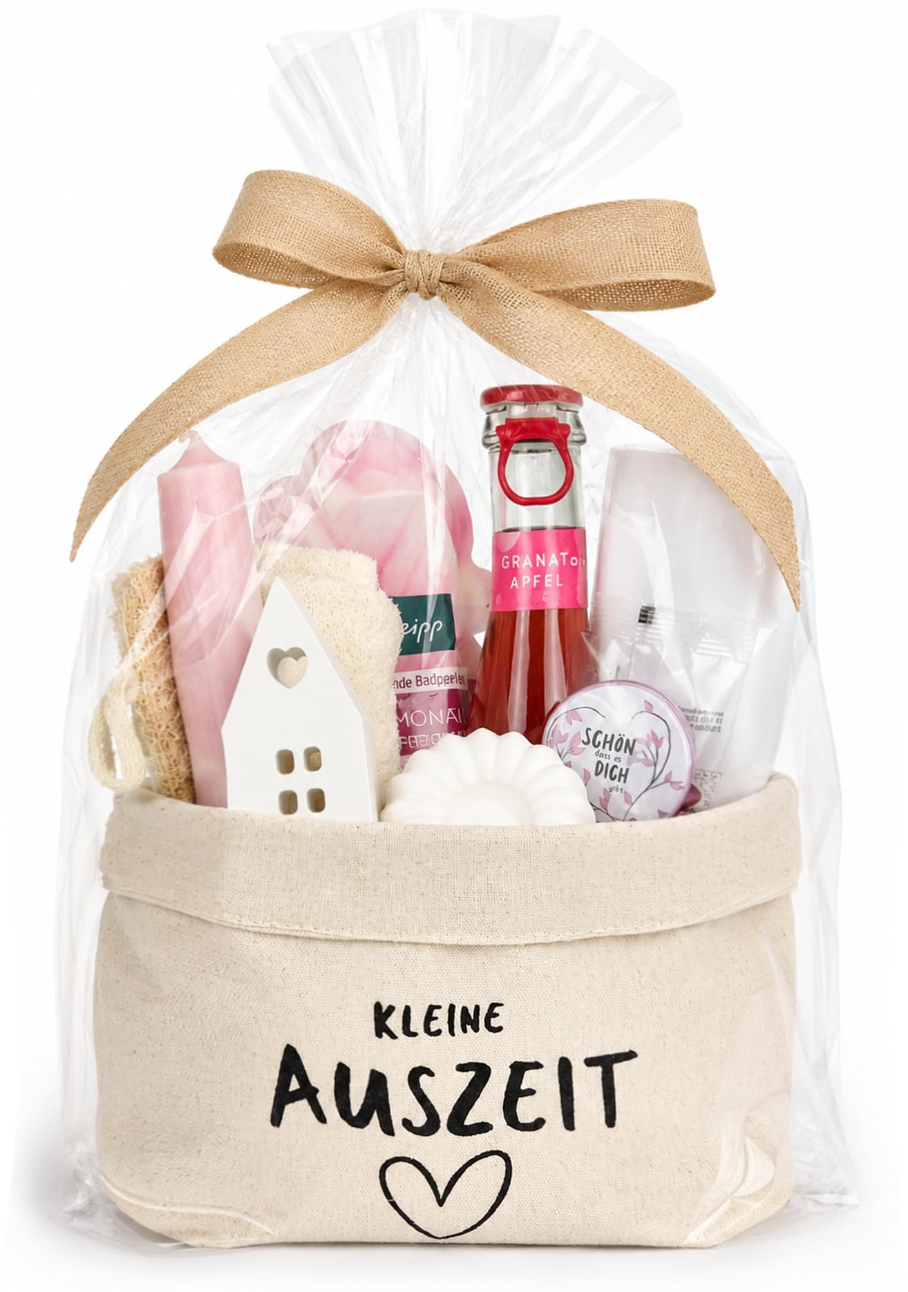 Wellness Geschenkset für Frauen | Geschenkkorb Kleine Auszeit Geschenk Frau | Entspannung Geschenk | Geschenke für Freundin