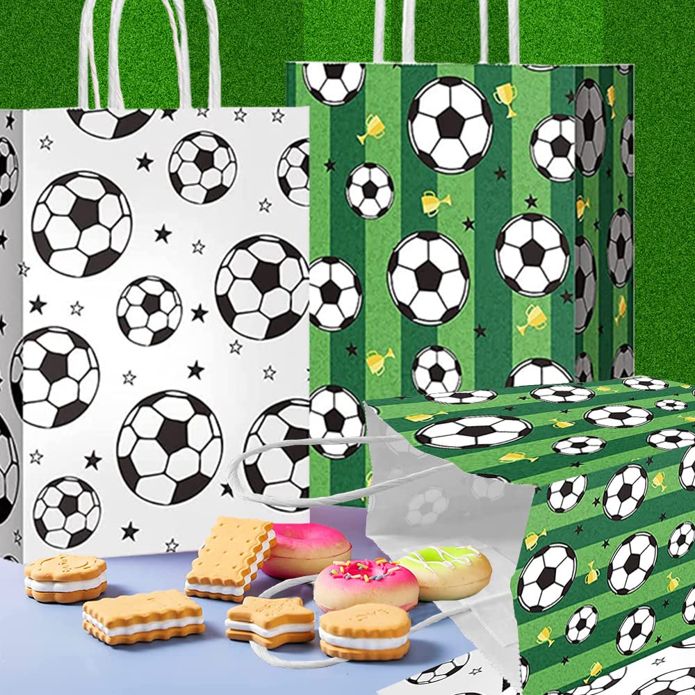 Football Sac Cadeau Enfant Sacs Faveur Garçons Football Sac Papier Fête