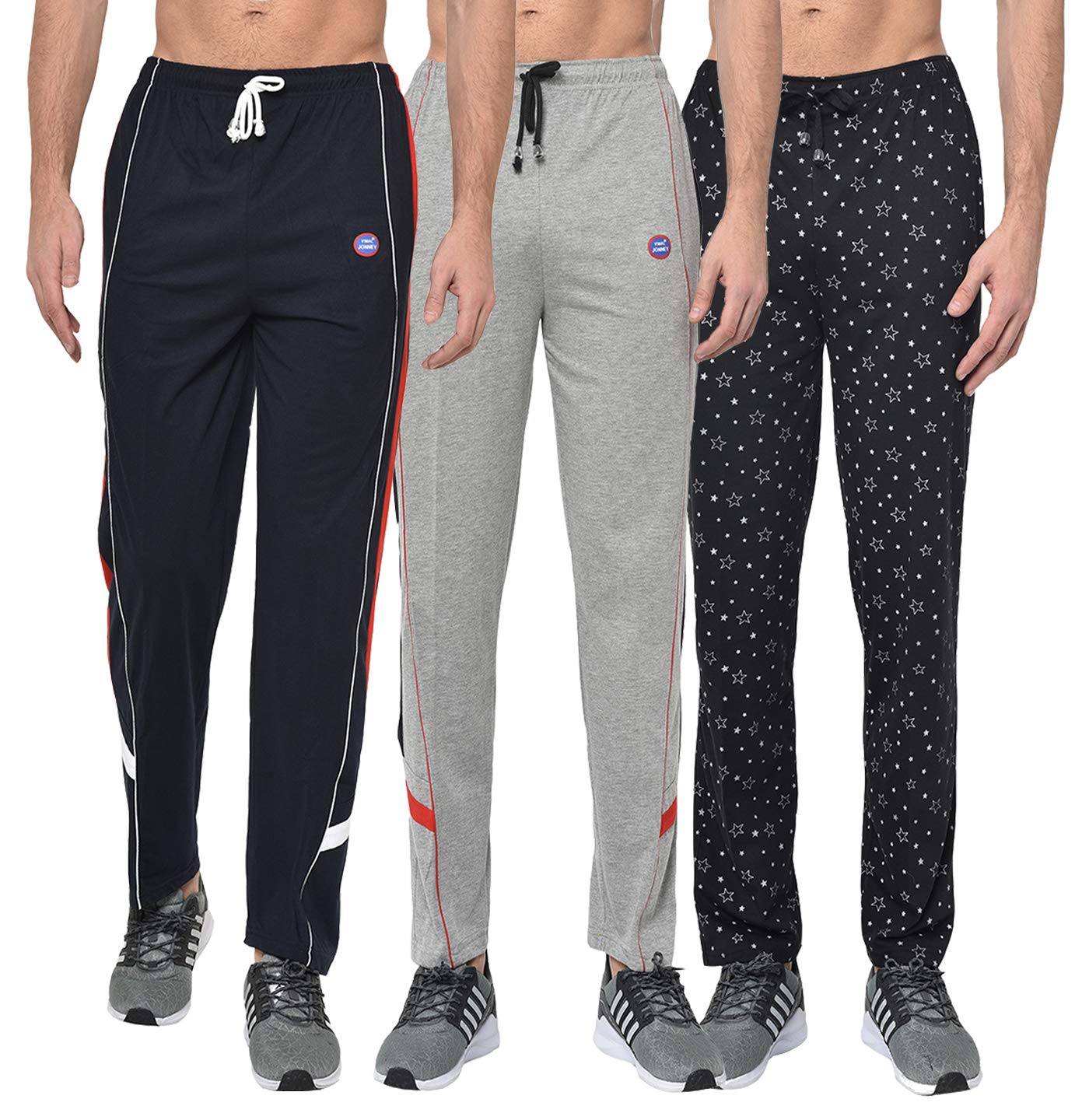 Cotton Blend Regular Fit Men Pajamas(Pack of 3-MACK631895)-image-17