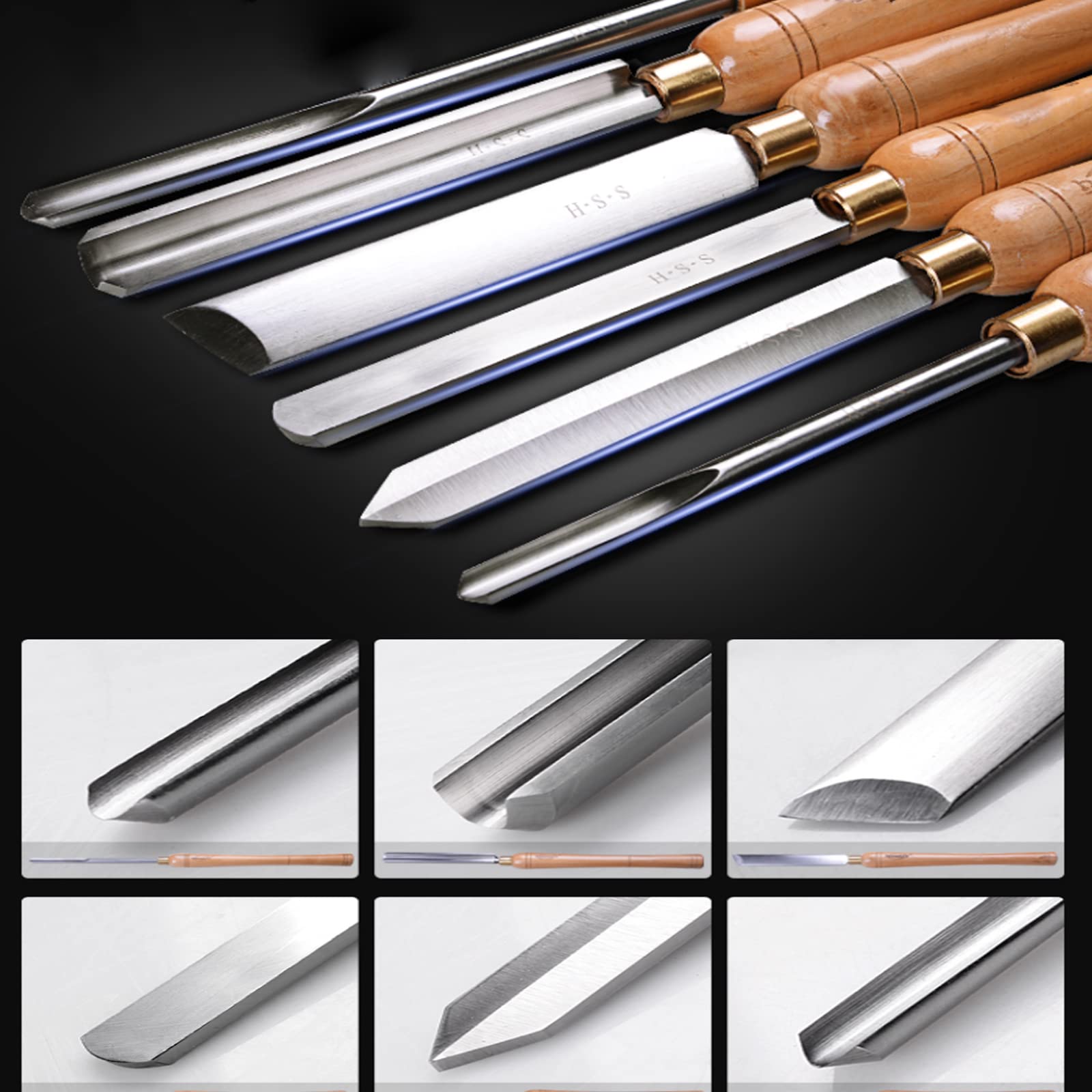 Scalpello per tornio con punta in metallo duro, mini barra di utensili, set di utensili per tornitura del legno con taglierina per inserti in metallo duro rotondo da 8,9 mm per hobbisti del legno/a/pi