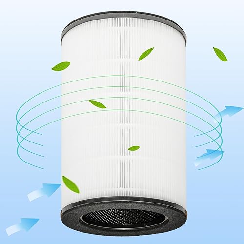 Miniatura 8 de AP-T40FL Reemplazo de filtro, compatible con HoMedics AP-T40, AP-T40FL, AP-T40WT, AP-T40WTAR, AP-T45, AP-T45-BK y AP-T45-WT purificador de aire,