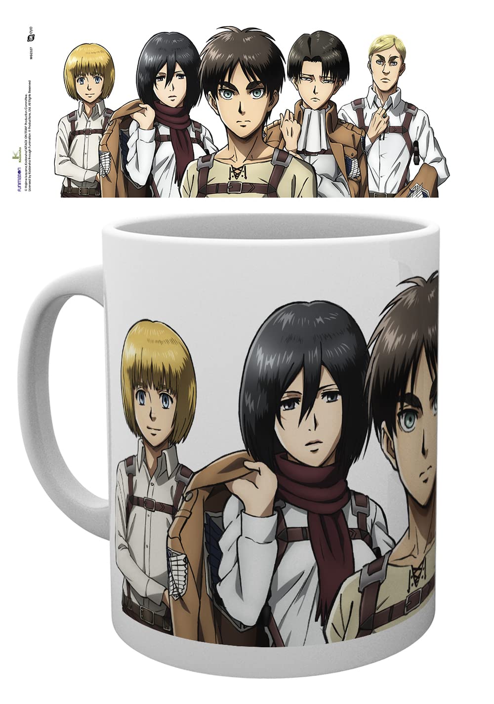 Gb Eye Multicolour Attack On Titan Line Up Mug