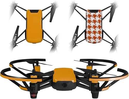 Skin Wrap 2 Pack para DJI Ryze Tello Drone sólidos colección naranja Drone No Incluidas
