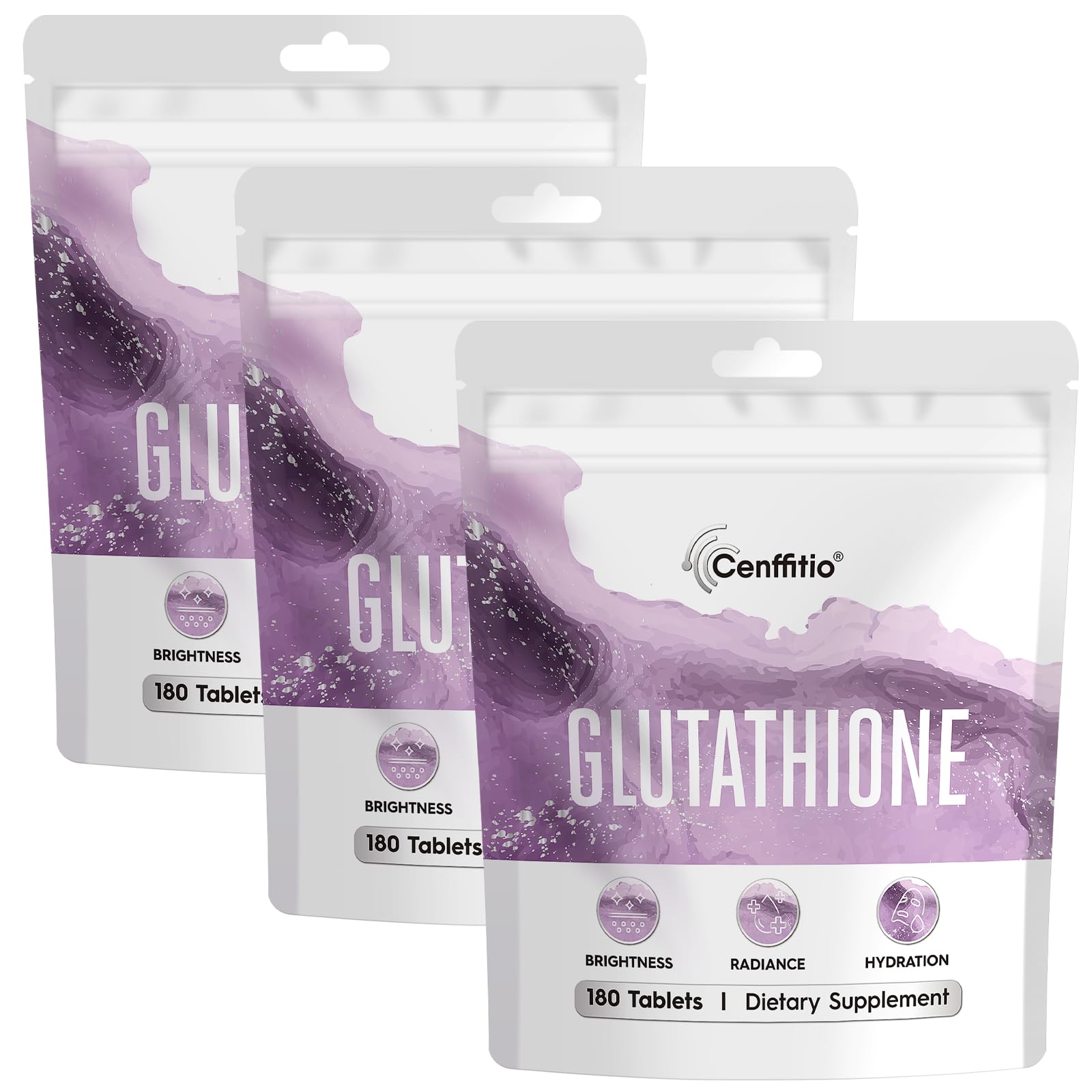 Glutathione Supplement Skin Brightening Formula with Vitamin C Niacinamide Licorice Extract Collagen Hyaluronic Acid for Skin Brightness Radiance
