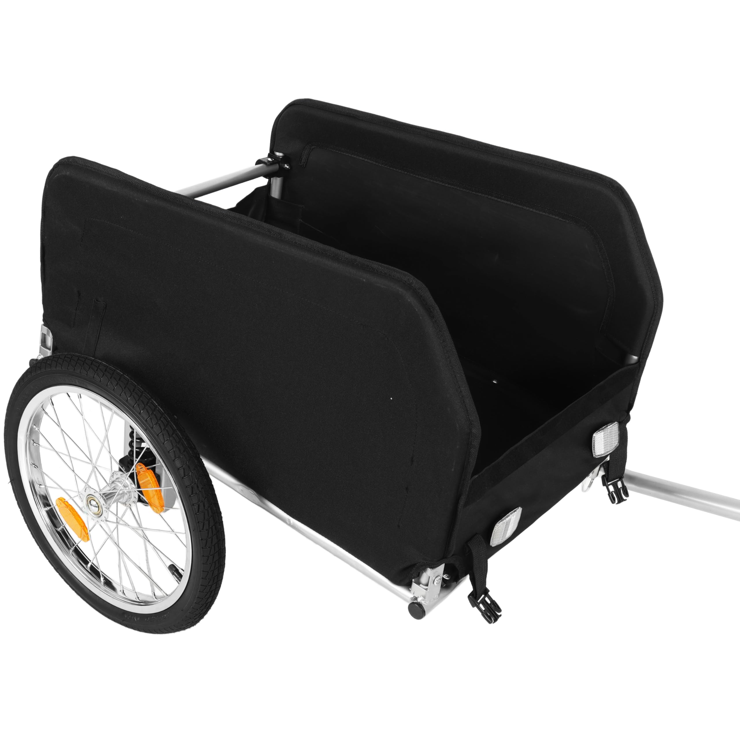 Przyczepa rowerowa do przyczepy rowerowej, nośność 88/10 kg, wytrzymała przyczepka rowerowa, składana kompaktowa torba do przechowywania artykułów spożywczych, akcesoria do holowania