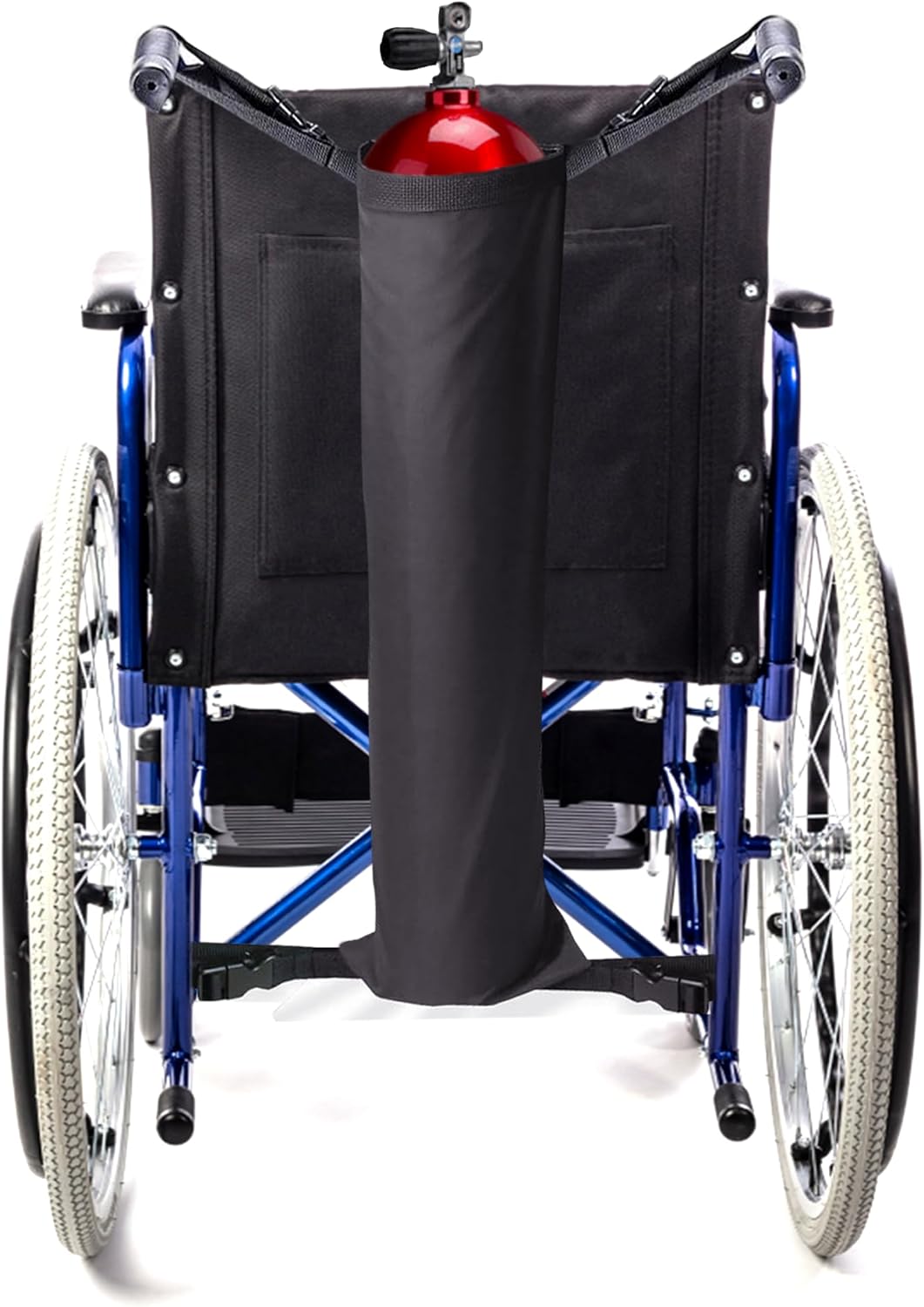 Oxygen Tank Holder for Wheelchair D & E Cylinder