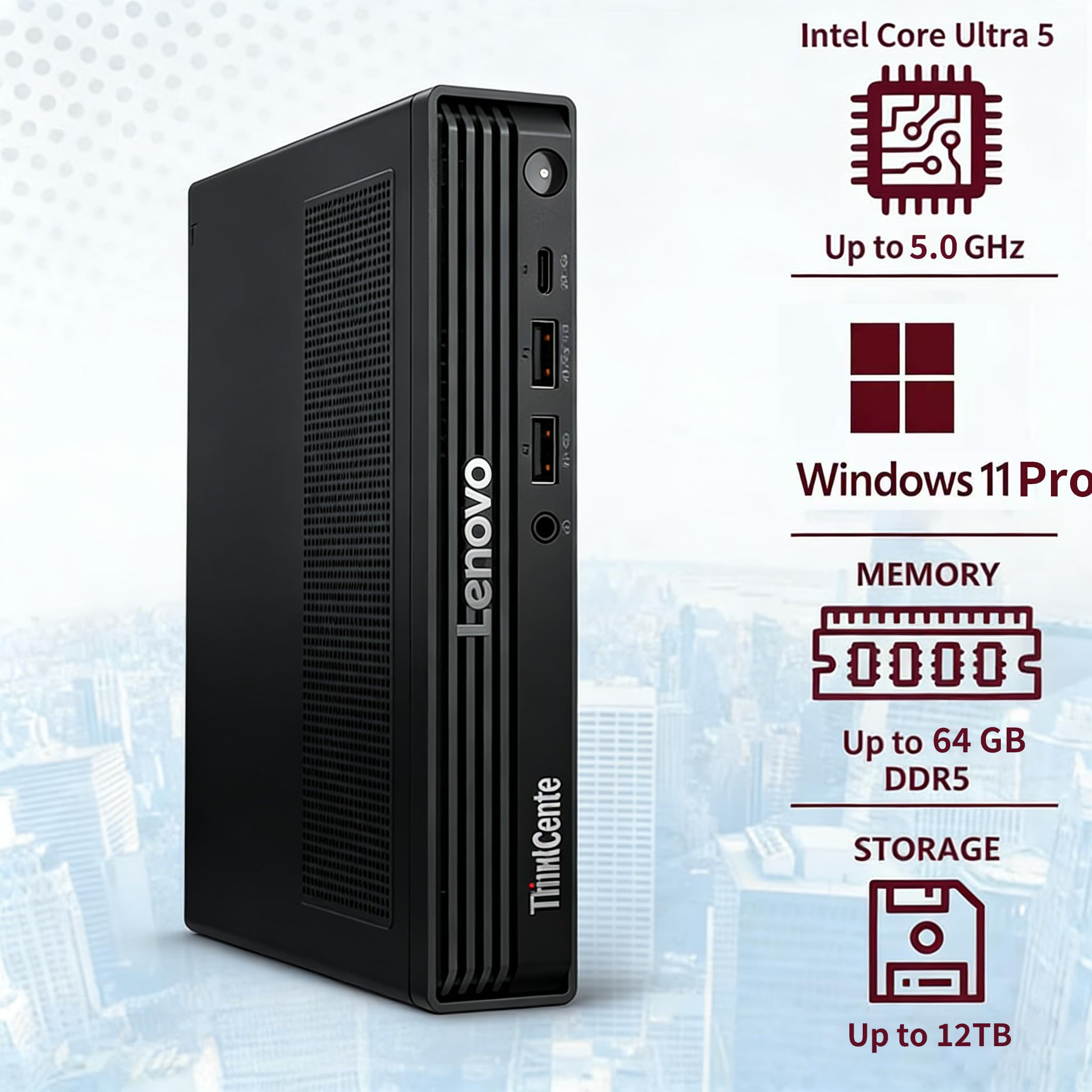 Amazon.com: Lenovo ThinkCentre M90q Gen 6 Tiny Desktop Computer