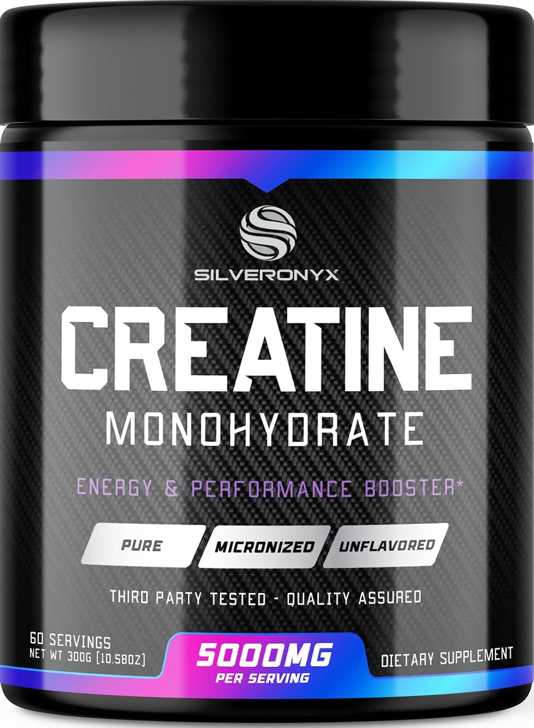 Pure Creatine Monohydrate Powder - Keto Friendly Micronized Creatine Powder