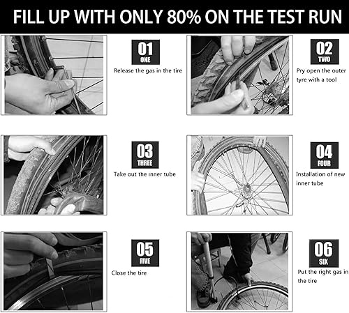 Miniatura 10 de AR-PRO Bicycle Tubes Race 28 700x20-25C Bike Tube with Presta Valve Super Value Bundle (Pack of 6 Conti Tubes & 2 Conti tire Lever)
