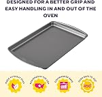 Wilton Gold Premium Non-Stick Warp-Resistant Bakeware, Made Without PFAs, Large Cookie Sheet, 17.25 x 11.5 in, Packaging May Vary