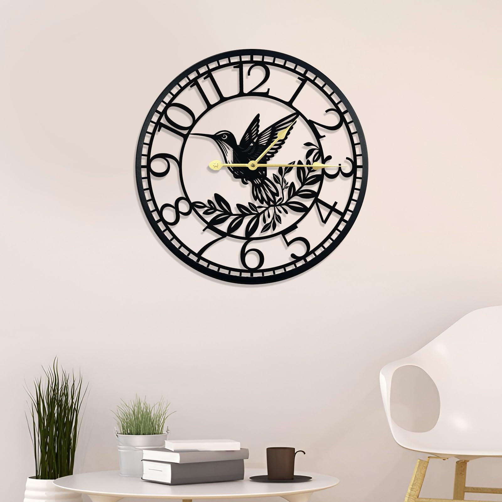 VPDTVK Big Wall Clock - Wall Clocks For Living Room Decor, Quiet and No Ticking Suitable for Wall Decor, Living Room Decoration, Kitchen Decoration