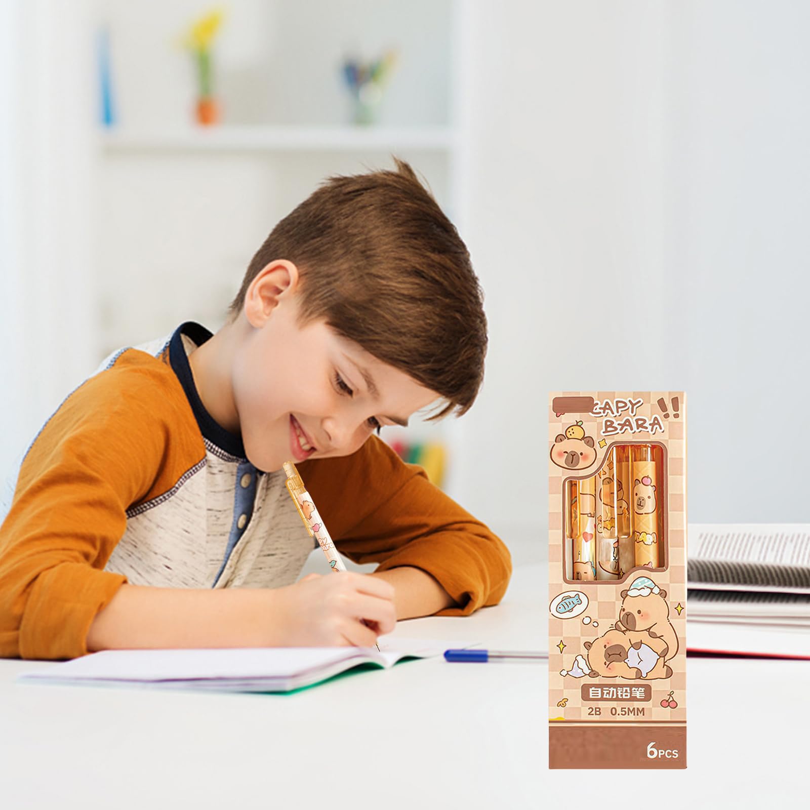 XINXI Gommes En Caoutchouc Mignonnes | Gomme Rétractable 1/4 Pièces | Papeterie Avec Recharges