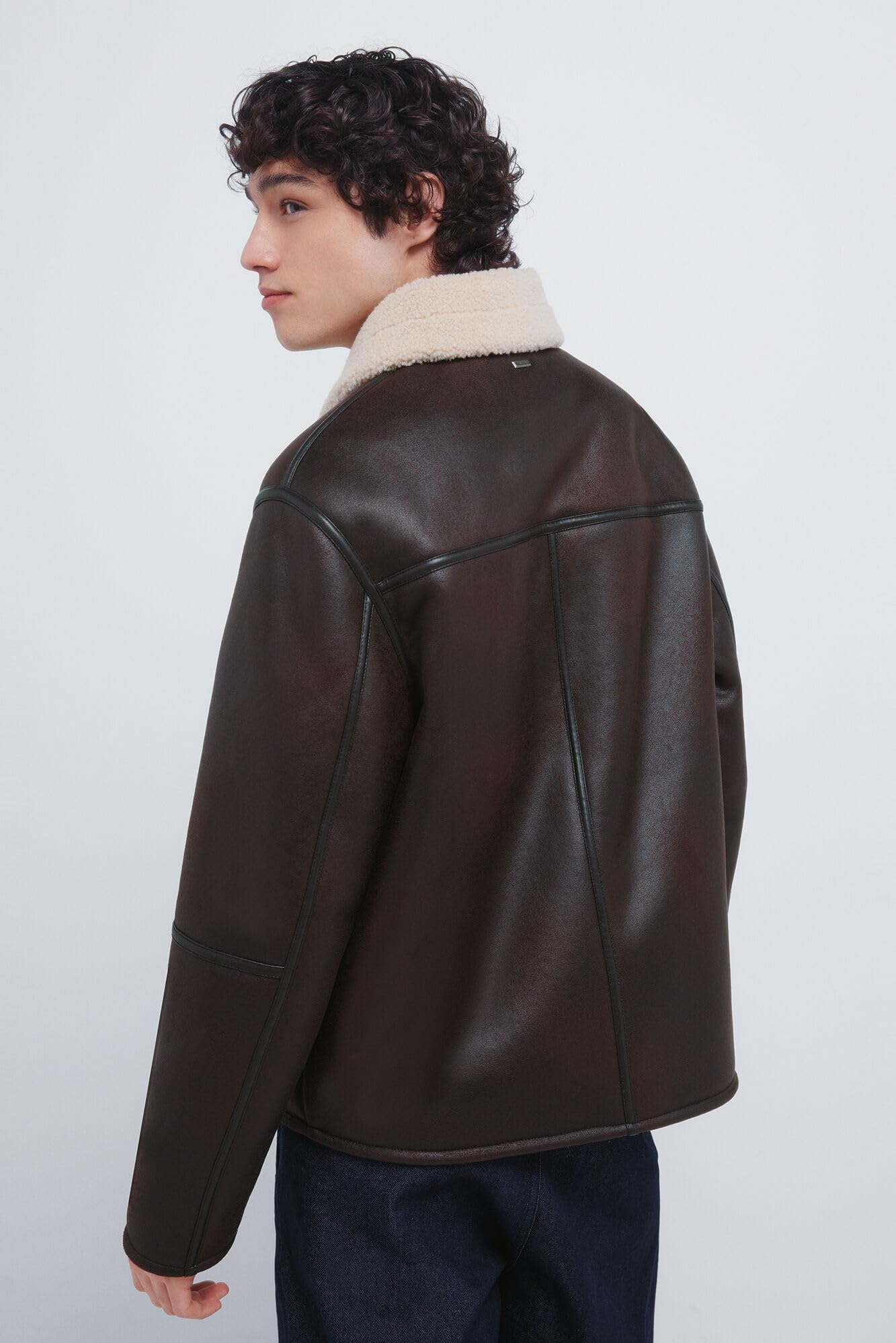 SPRINGFIELD Shearling Oversize Double Face Aviator SPORT JACKET Hombre