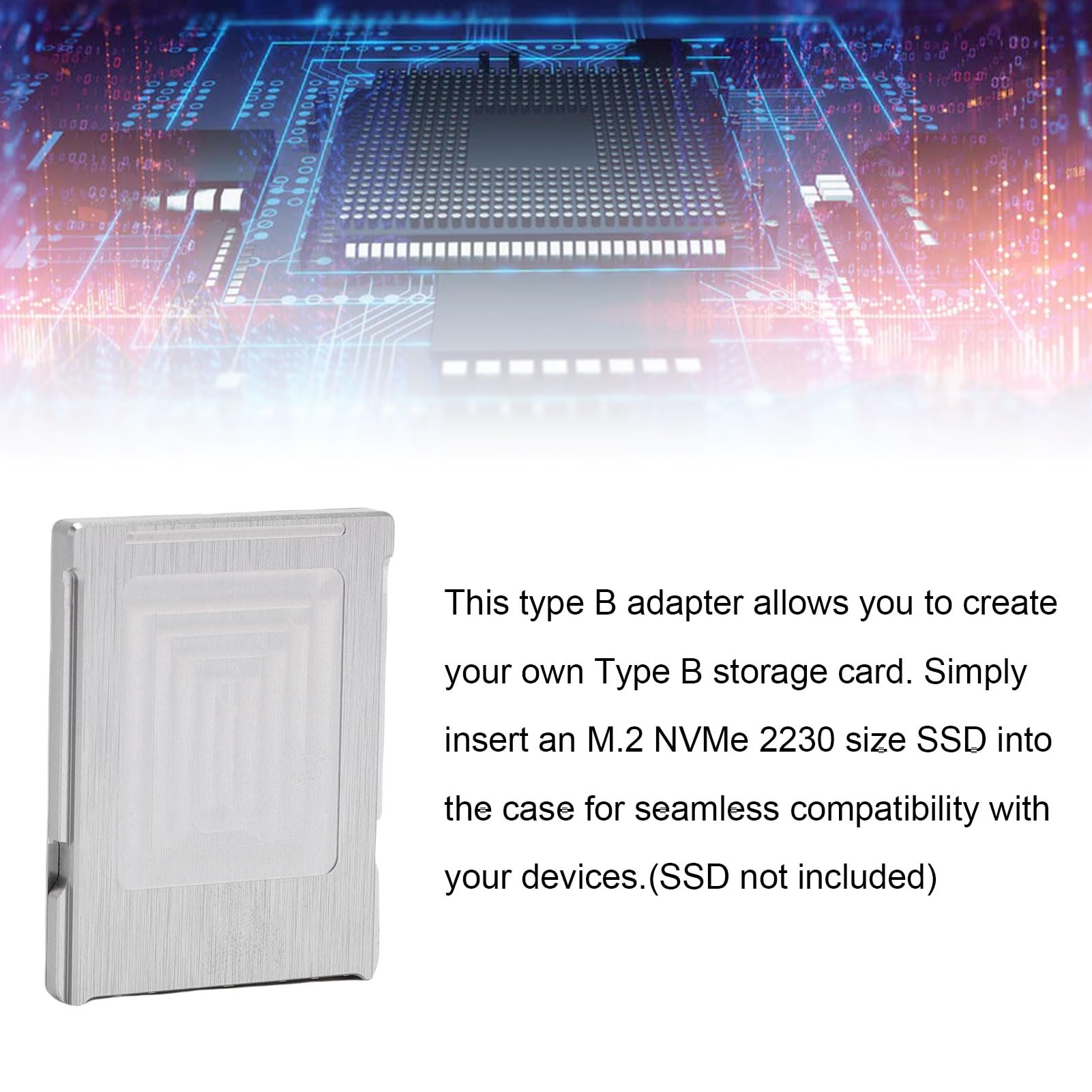 CF Express Type B, NVME 2230 M Adapter Klawiszowy dla Series X&S, R5C R1 R52, Ronin 4D z Aluminium Stopu, prędkość 32 Gb/S, PCIE 4.0 X2 Technologii