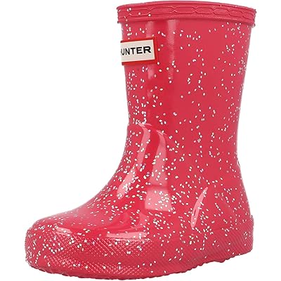 Hunter Kids Original First Classic Giant Glitter Wellington Boots (Toddler/Little Kid) Girls Shoes Thrift