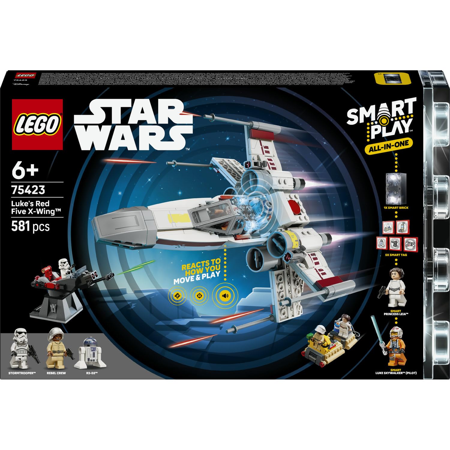 LEGO Star Wars Smart Play : Le X-Wing Red Five de Luke 75423