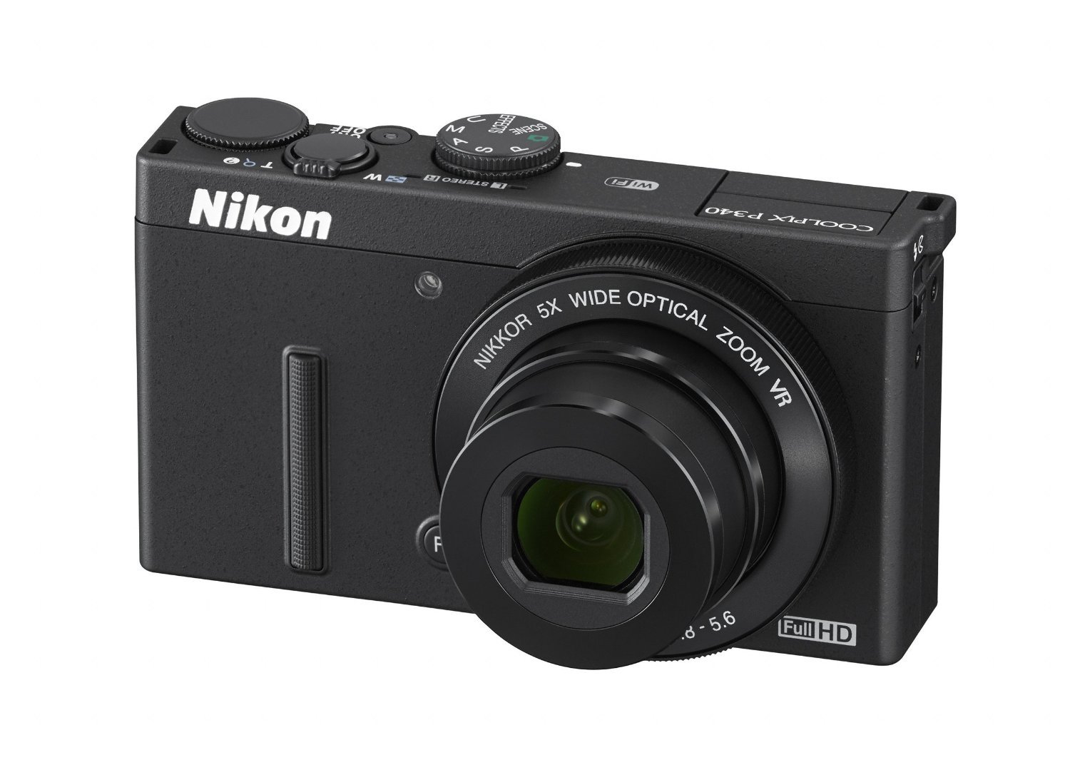 ニコン　Nikon Coolpix P340 【一部難あり】 Nikon Coolpix P340 12.2MP Point and Shoot Camera (Black