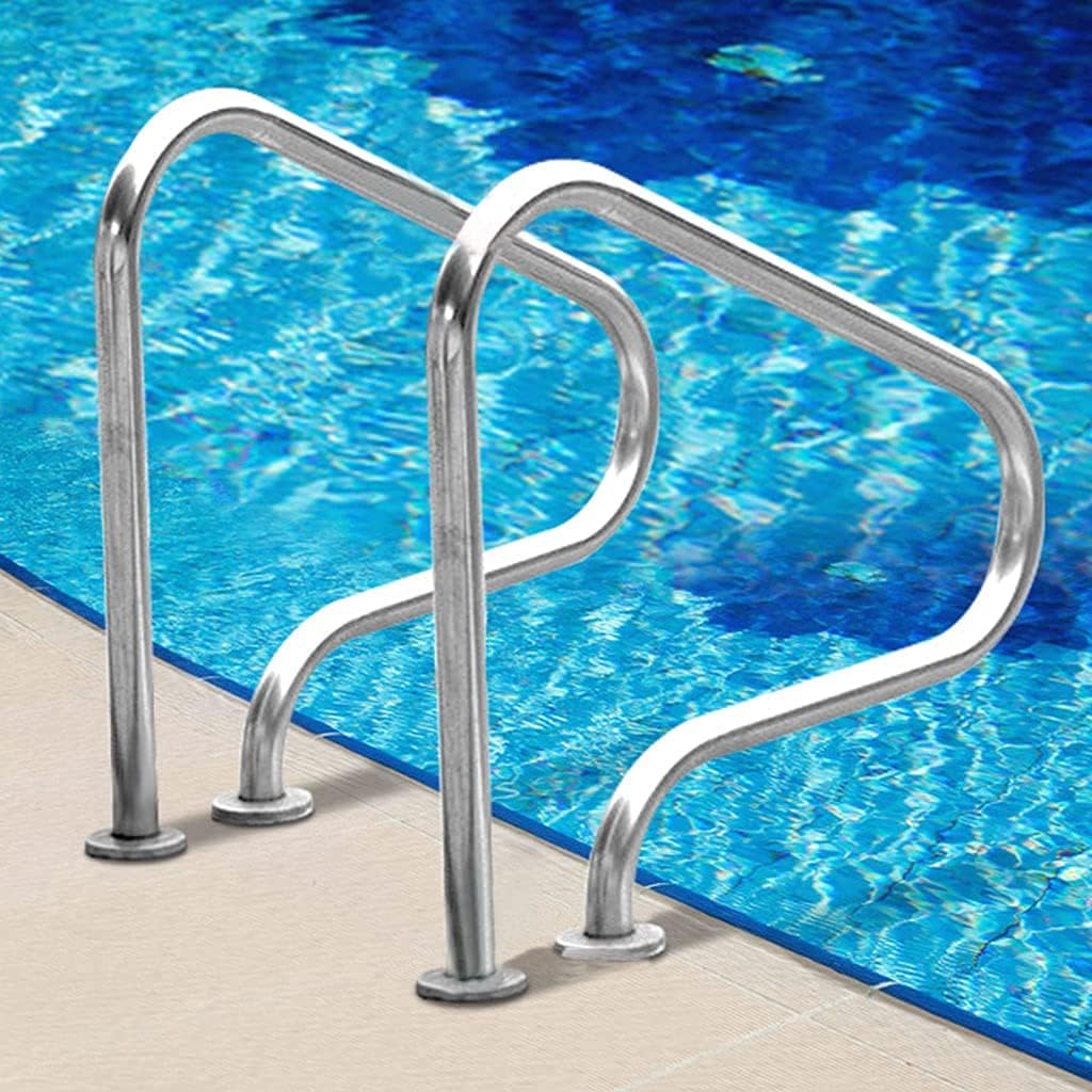 Pool Rail Pool Handrail,Sturdy Pool Safety Handrails Pool Handrail Swimming Pool Hand Rail Ladder Step Handrail Swimming Pool Stair Rail