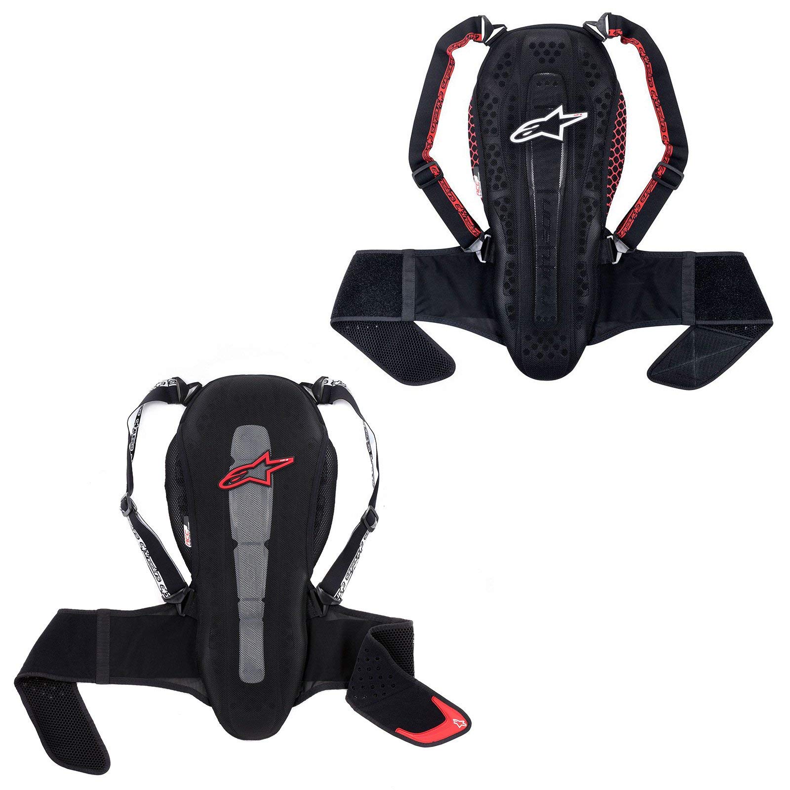 Alpinestars Unisex Black/Red Nucleon Kr-2 Back Protector Smoke