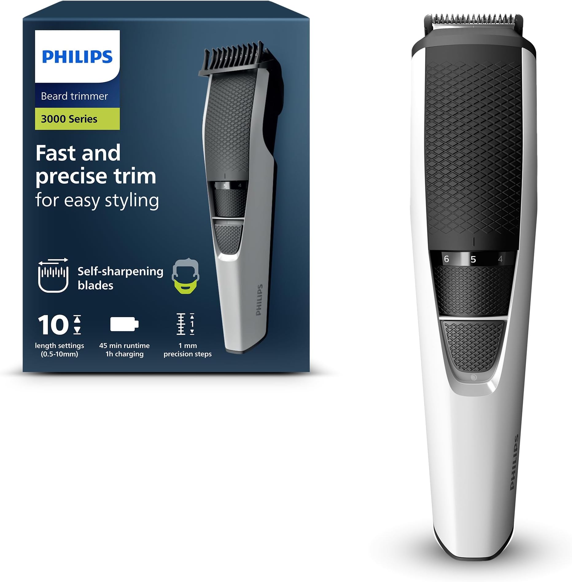 Philips BEARDTRIMMER Series 3000 Beard trimmer BT320614