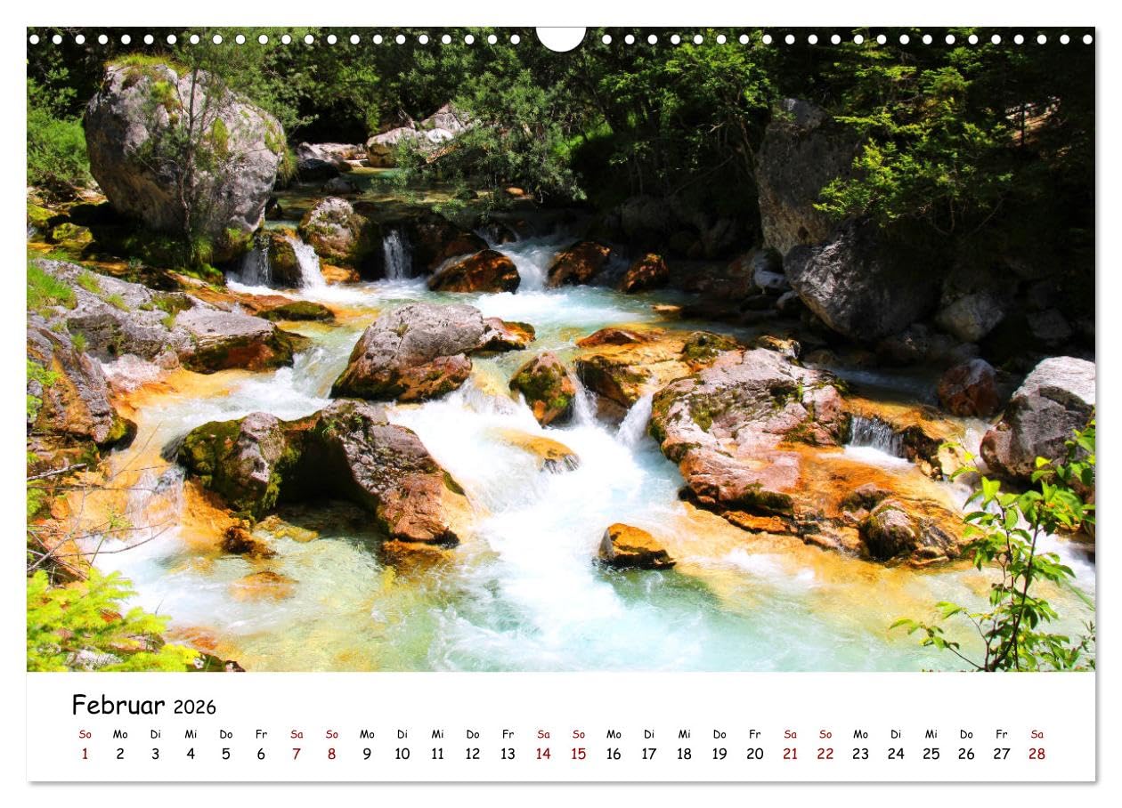 Slowenien - Triglav Nationalpark (Wandkalender 2026 DIN A3 quer), CALVENDO Monatskalender: Eindrucksvolle Bilder aus dem Triglav Nationalpark in Slowenien.