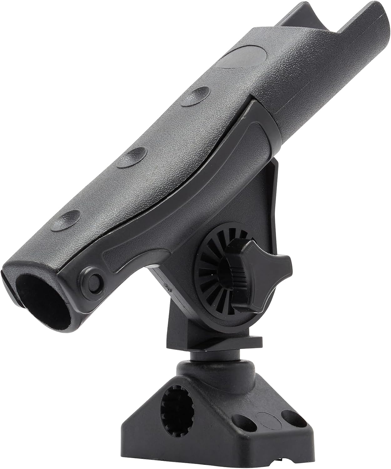 Extreme Max 3006.8624 Easy-Retrieve Fishing Rod Holder with Rotating Fixed Mount