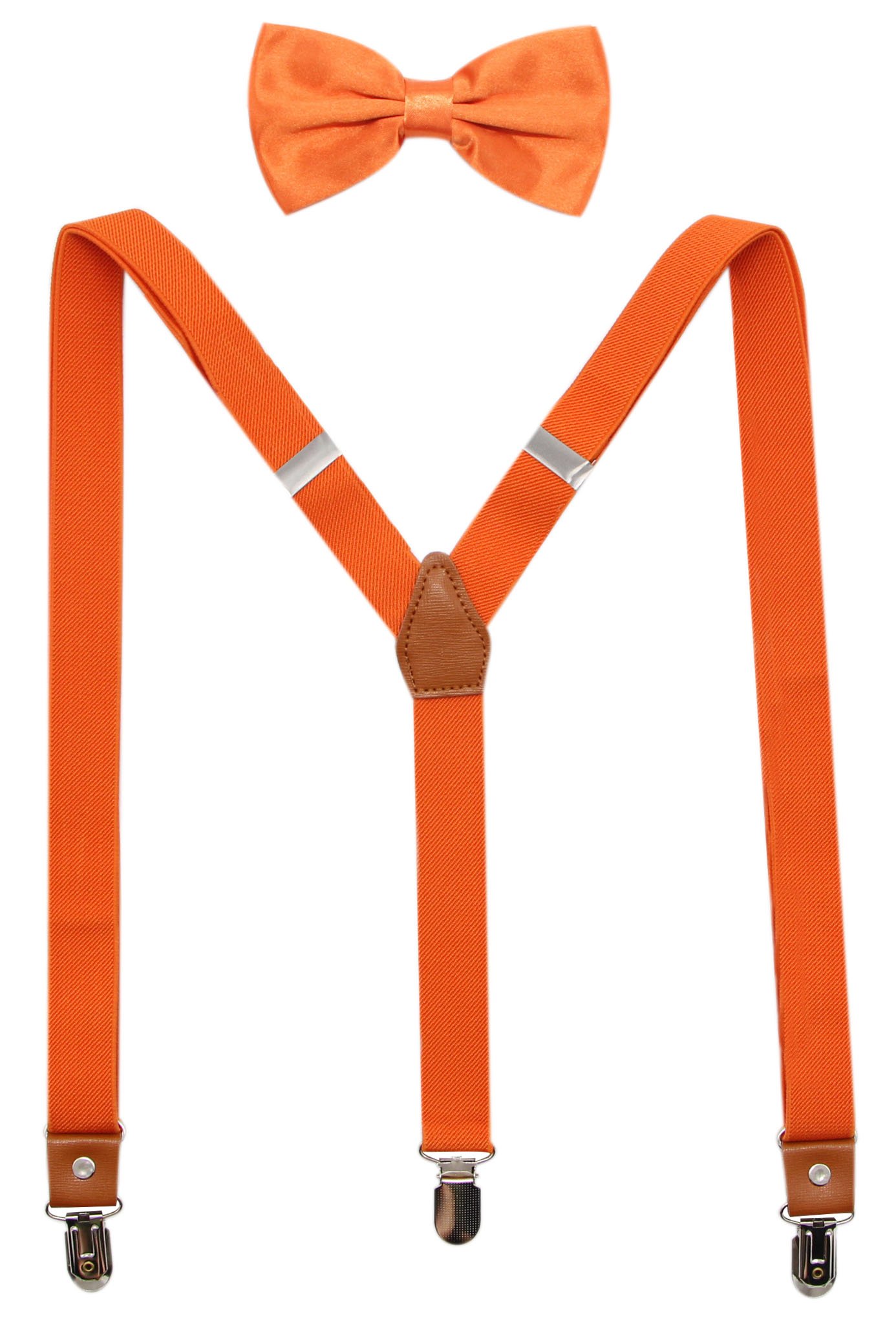 JAIFEISuspenders And Pre-Tied Bowtie Set For Boys And Men By JAIFEI, Casual And Formal