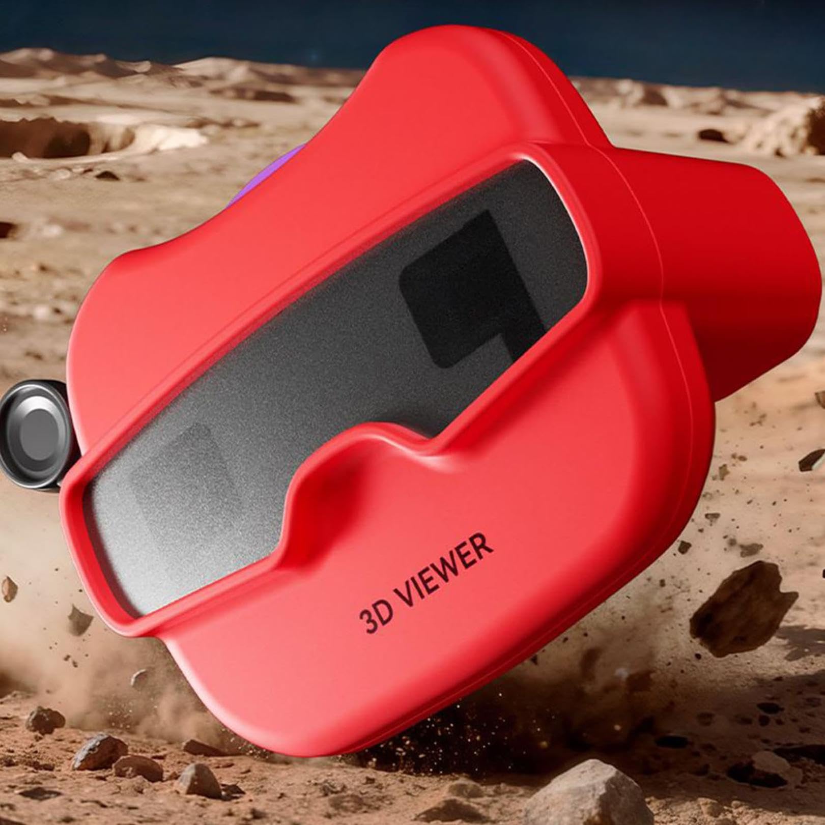 3D View Finder Spielzeug, Retro Slide Lernspielzeug, Fernglas für Kinder mit 3D-Bildern von Land, Meer & Tieren, Tierspielzeug Geschenk für Jungen & Mädchen, Portabble Story Projektionsgerät für