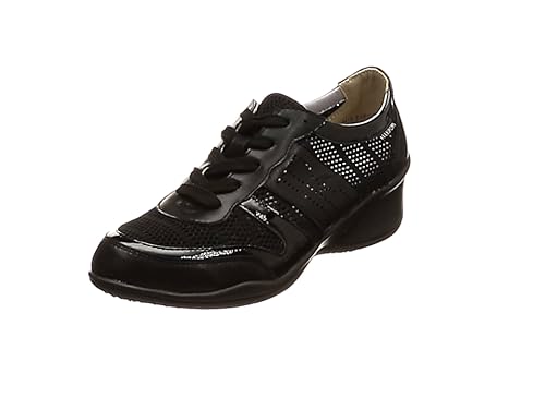 Amazon エル スポーツ スニーカー 軽量ヒールアップスニーカー Esp 111 レディース Esp111 ブラックテクスチャー 23 Cm 3e Elle Sport エル スポーツ スニーカー