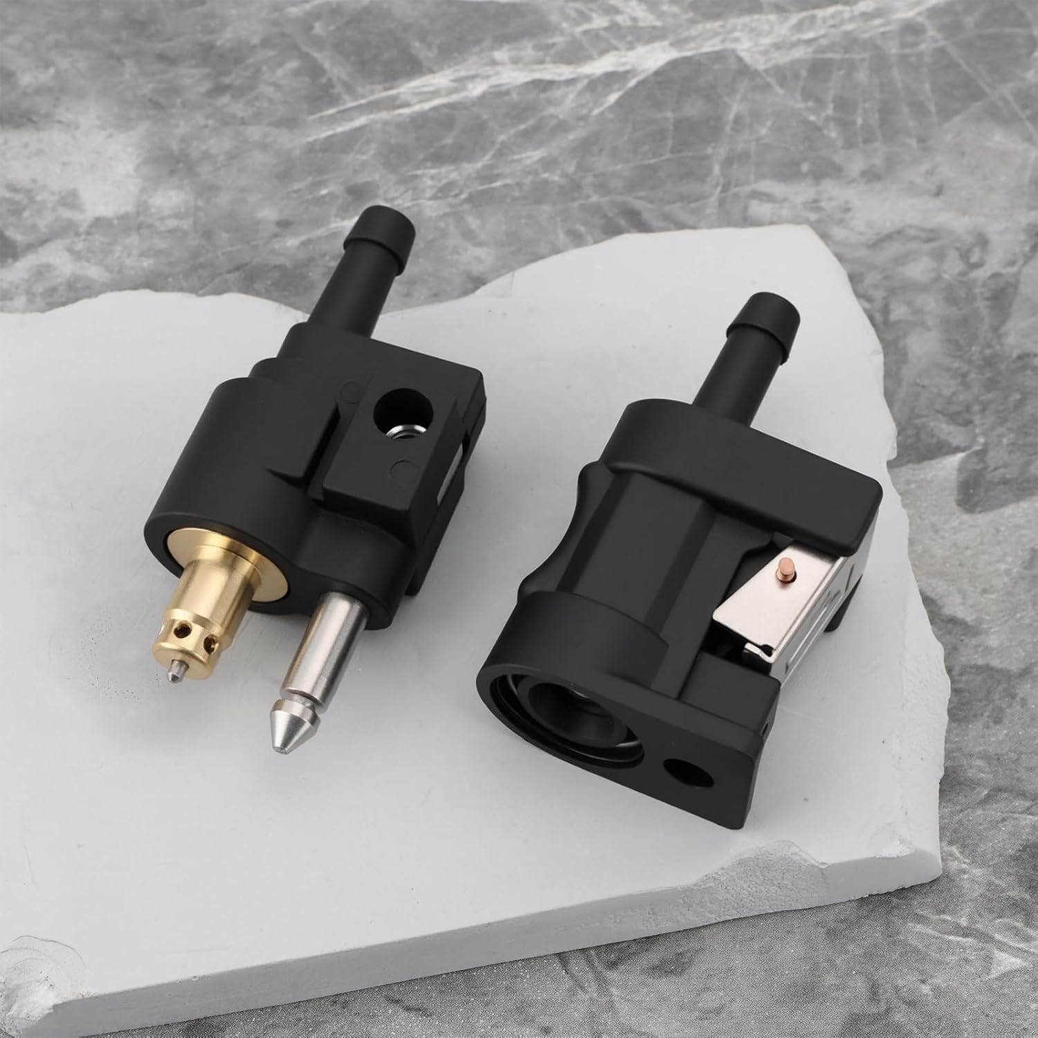 1/4 Inches 6mm Barb Male Female Fuel Line Quick Connector Compatible with Yamaha Outboard Motor