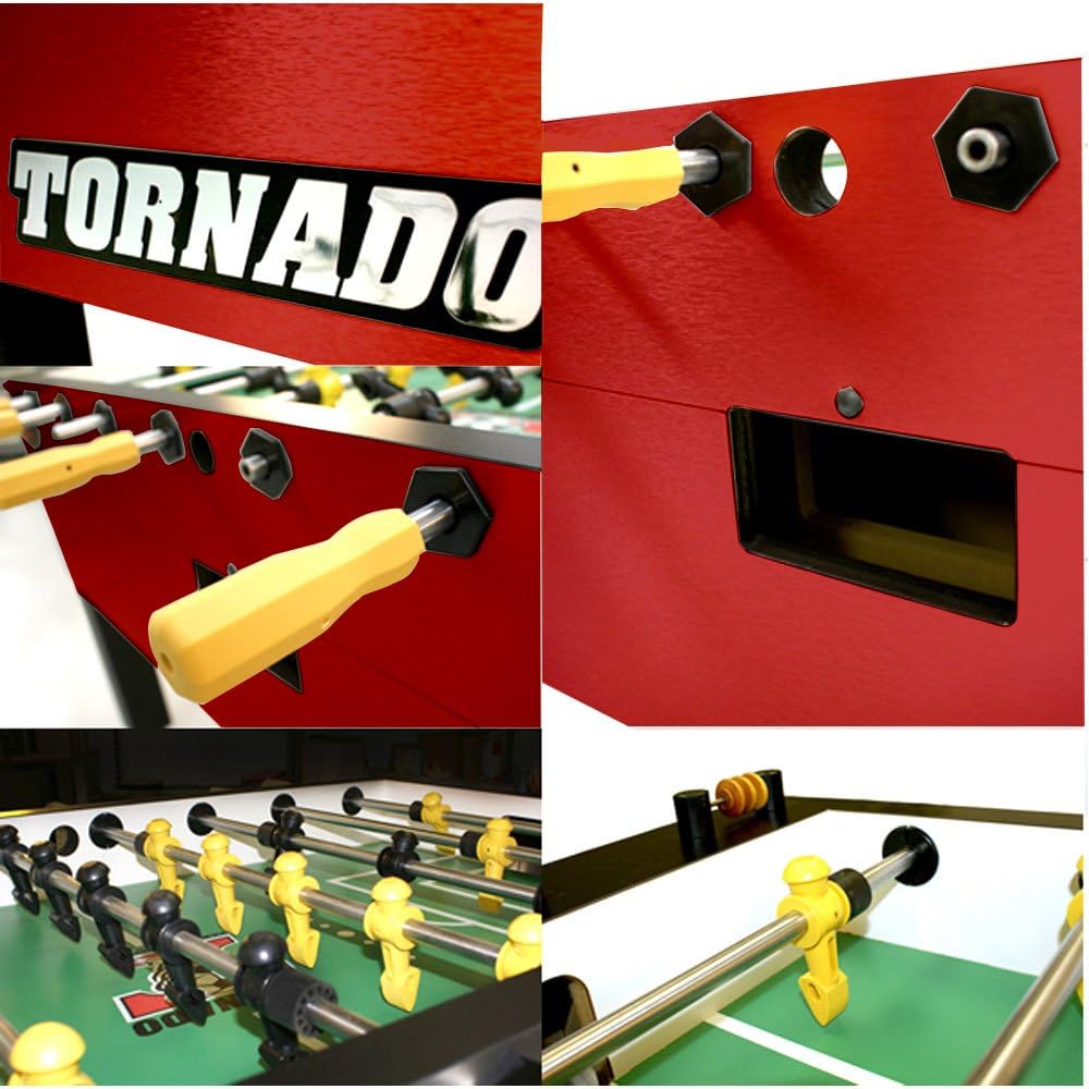 Tornado Tournament 3000 Foosball Table - Made in The USA - Commercial Quality for The Home - Incredible Table Soccer Game