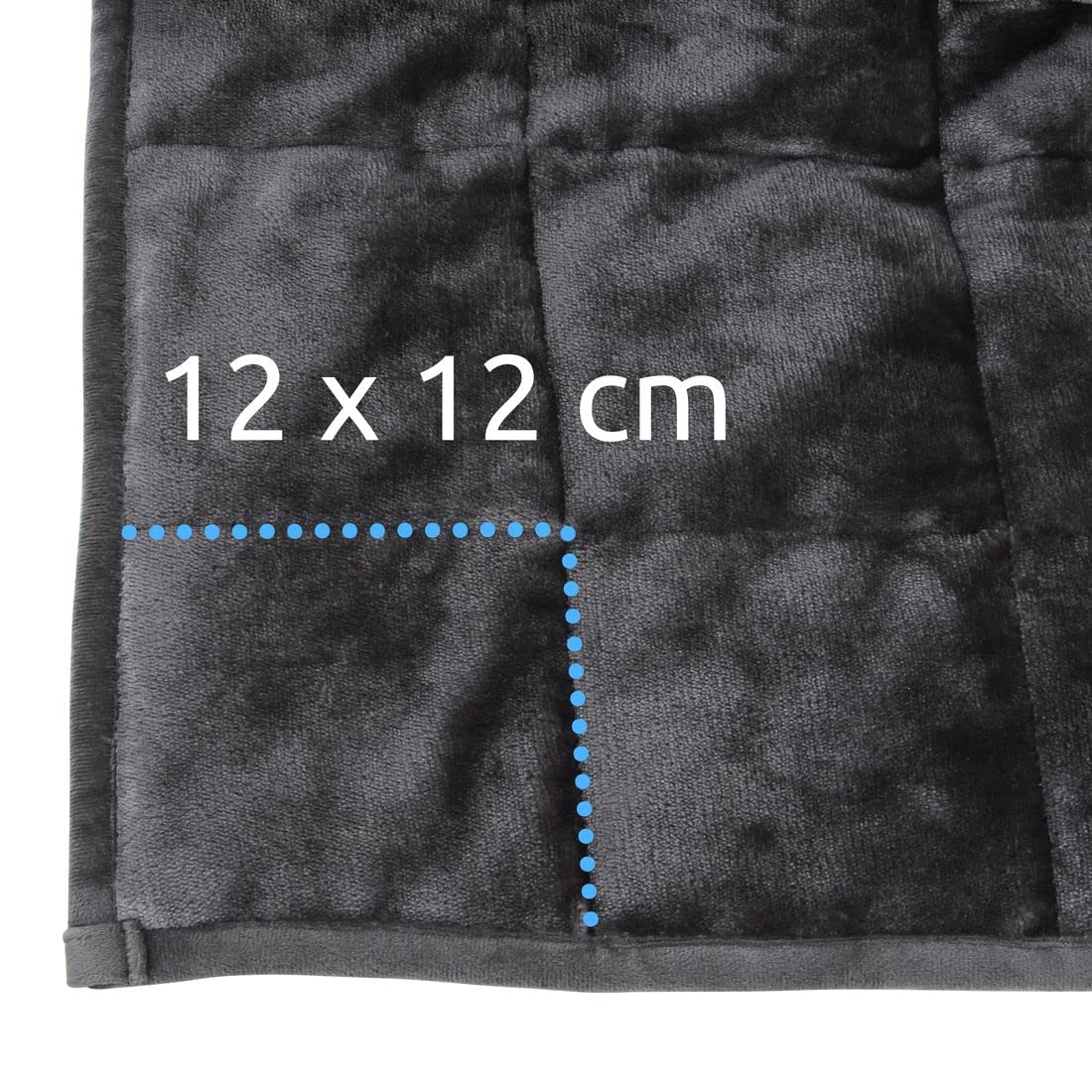 your GEAR Cameri - Manta terapéutica de 6 kg – Manta con peso 135 x 200 cm para adultos – Manta antiestrés para un mejor sueño – Edredón pesado de algodón y microterciopelo